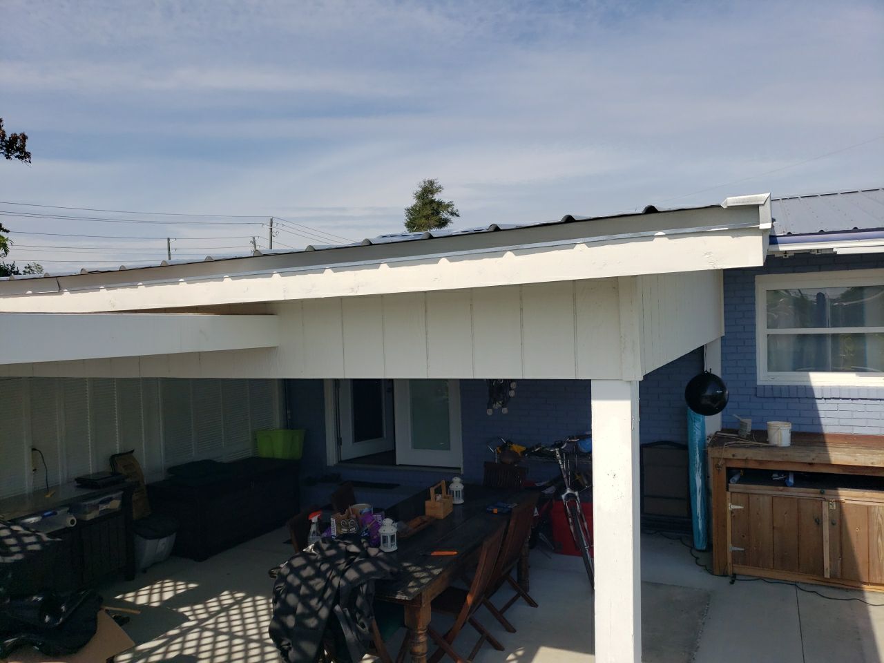 Gutter Installation using K-Style Seamless Gutters and Soffit and Fascia Replacement by Gutter Professors