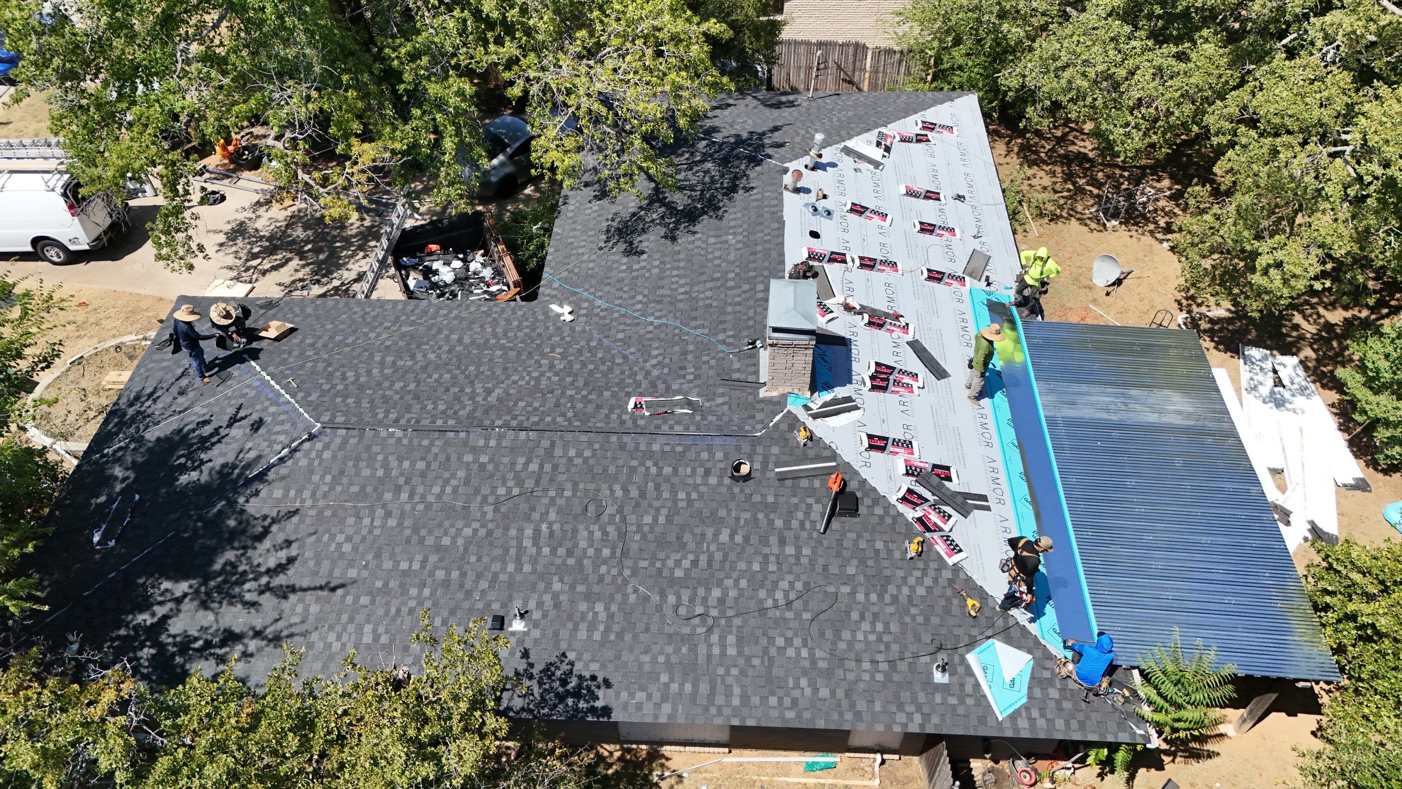 Full Roof Replacement and Pergola Cover Installation in Arlington, Texas by Armor Roofing | Exteriors