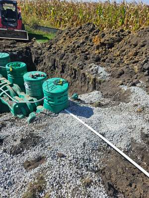Installation of Aerobic Treatment Private Sewage Disposal System (Norweco)