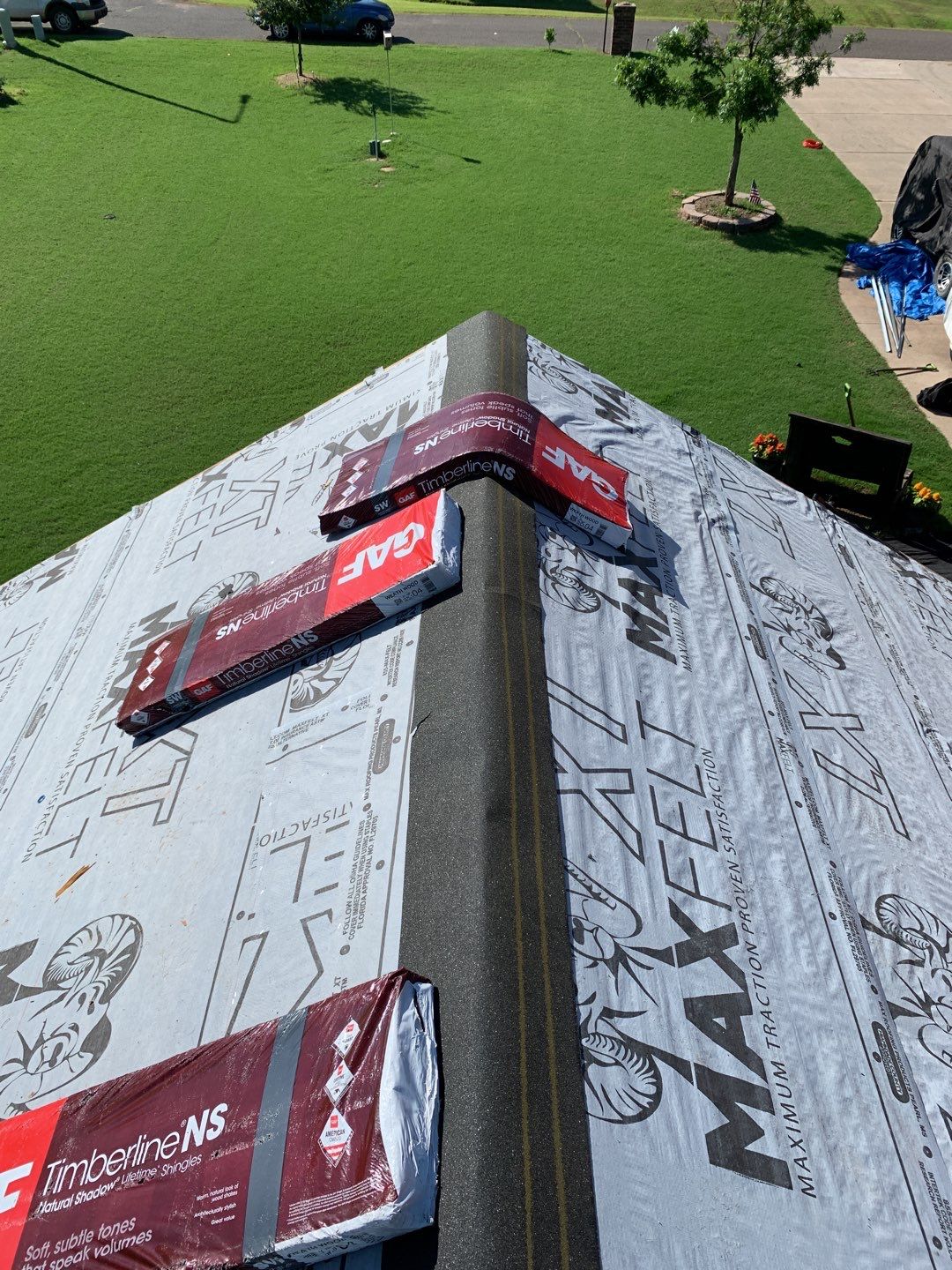 roof replacement in Choctaw by McCann's Roofing and Construction
