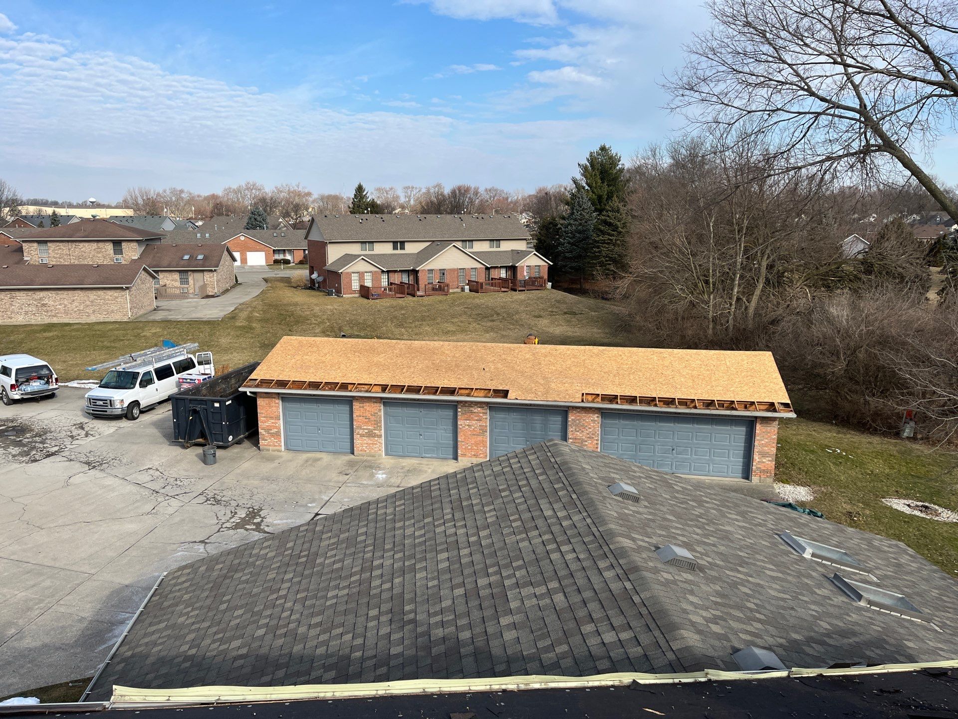 Residential Roofing Installation using GAF Timberline HDZ Weathered Wood by Nitro Roofing and Construction