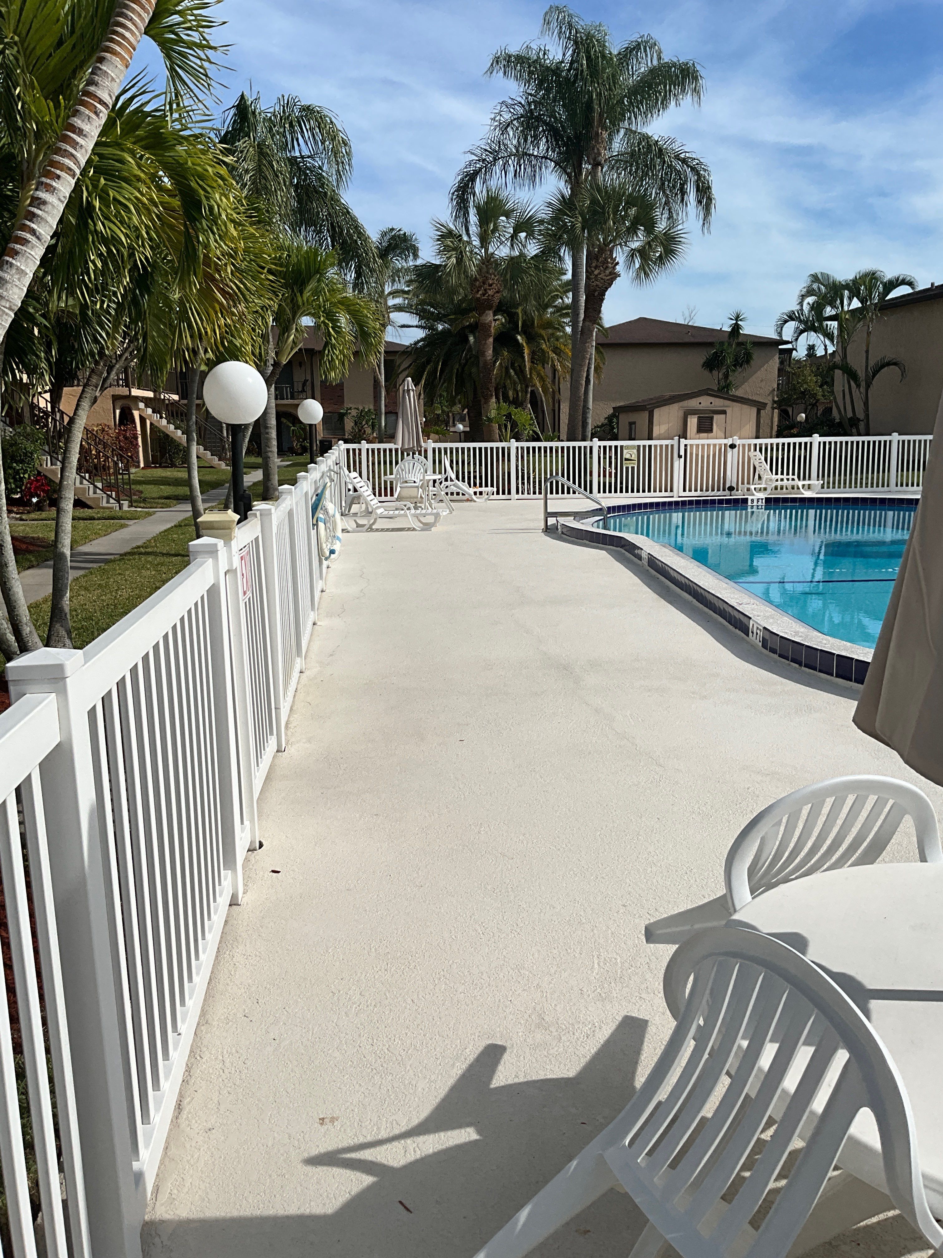 Pool Deck using Orbit and Tidal Wave by Amvet concrete coatings llc