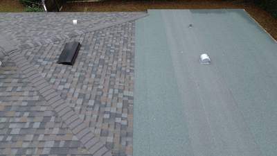 Shingle Reroof with Flat Section in Gainesville, FL