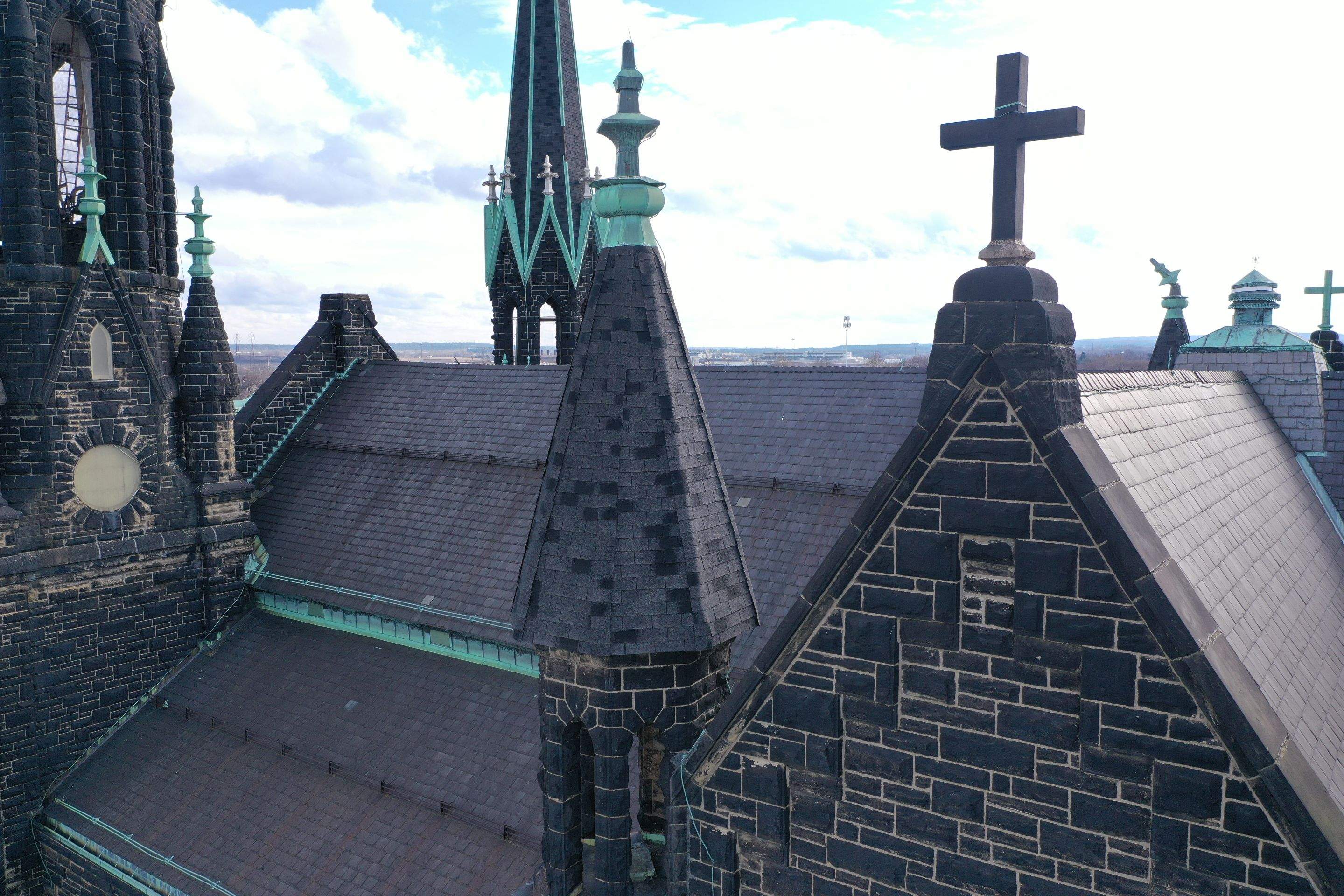 Drone Inspection by Absolute Roofing and Construction