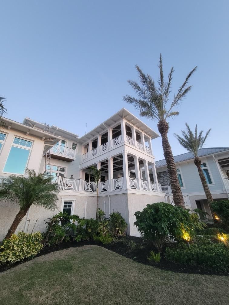 Half-Round Seamless Gutters in Boca Grande FL by Gutter Professors