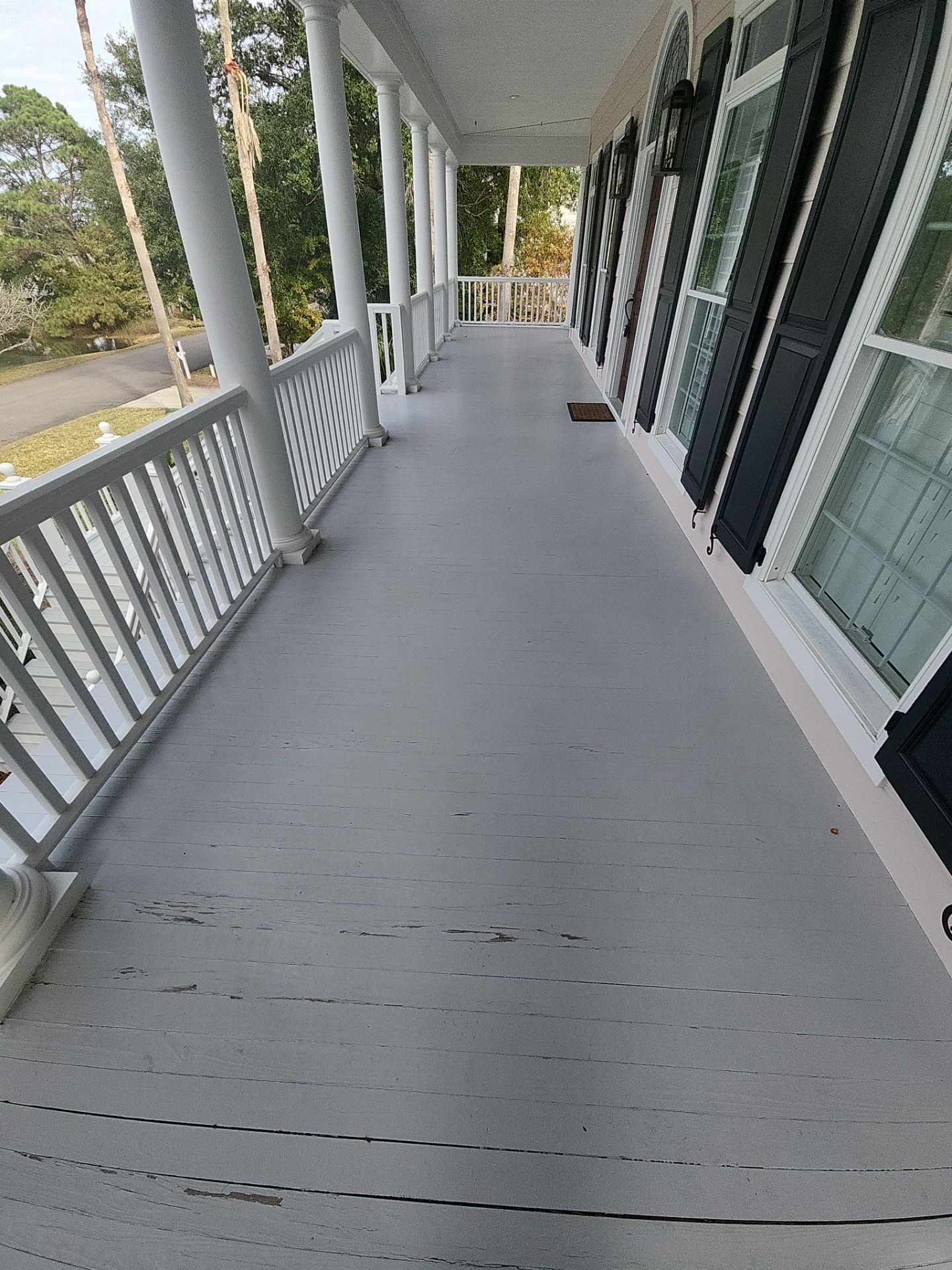 Painted Deck using AcryFin by DuraSeal
