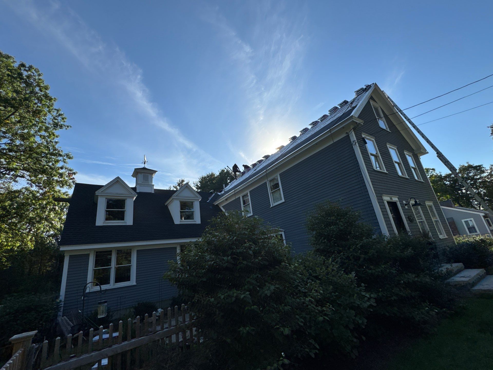 Roof Replacement & Chimney Removal – Westford, MA by Mighty Dog Roofing of Greater Middlesex County