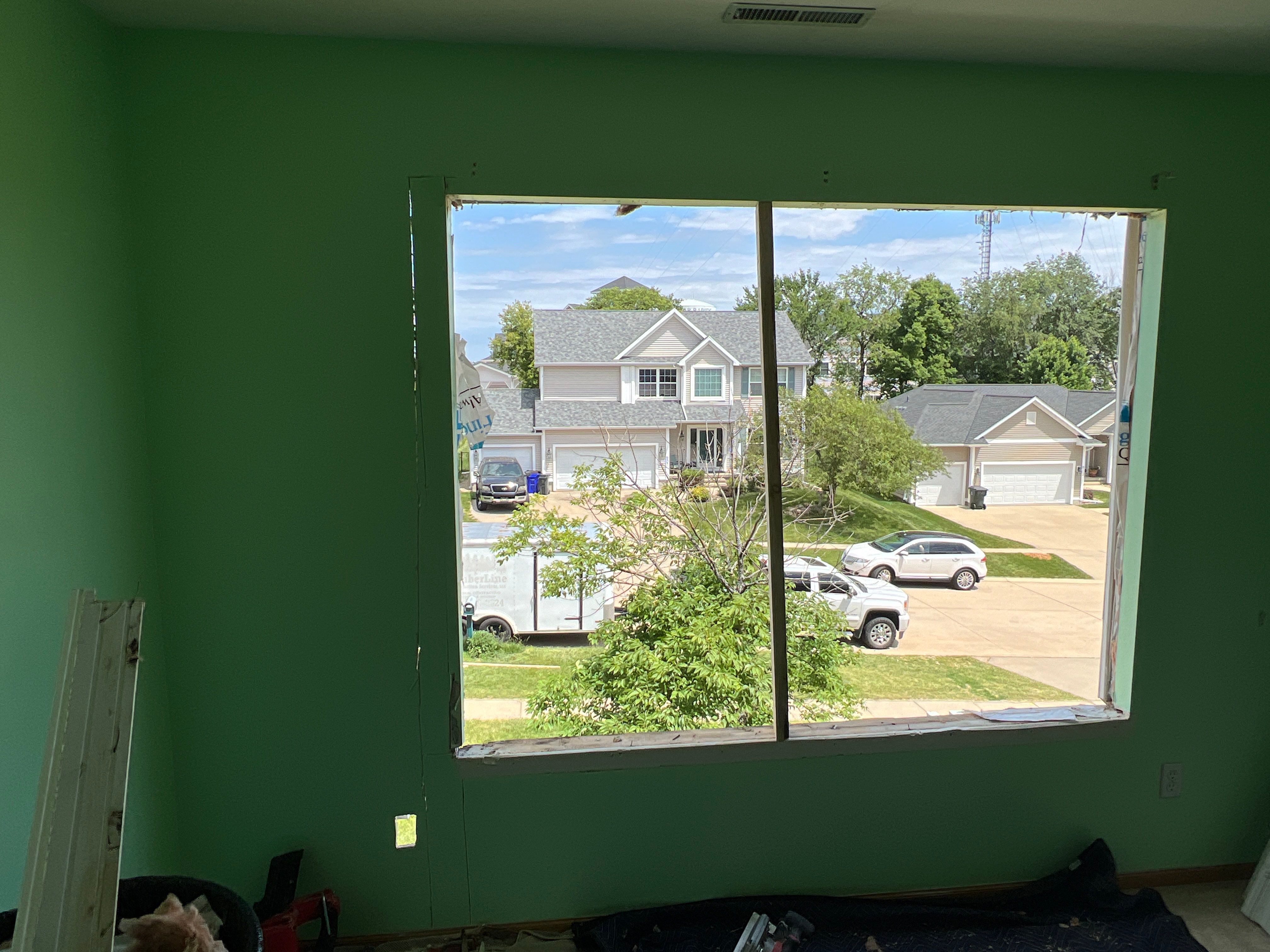 Window and siding replacment using Pella 250 series vinyl window by United Windows and Siding LLC