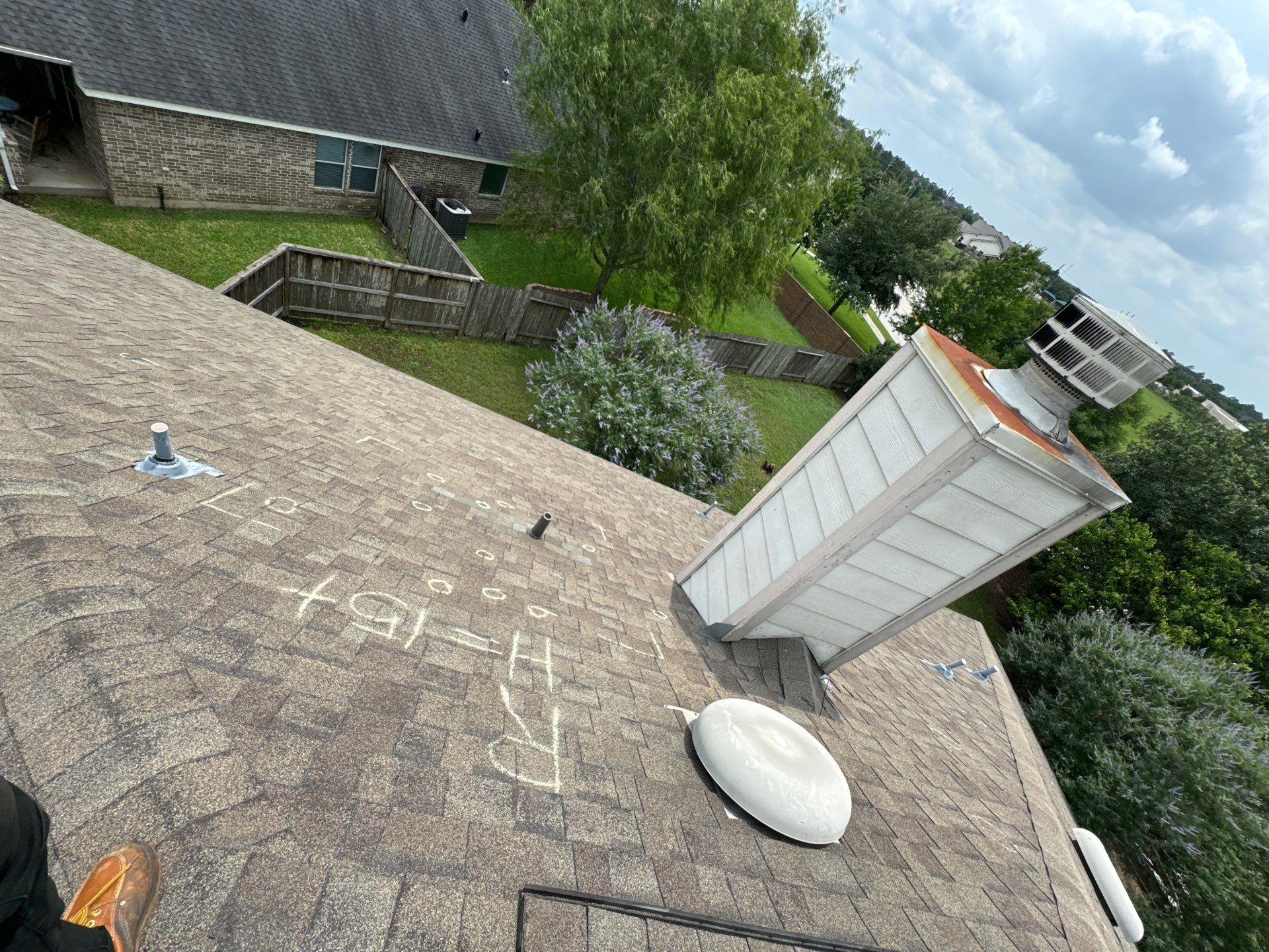 Hail Damage using Owen's Corning Duration (Lifetime) Shingles by Roof Repair Company
