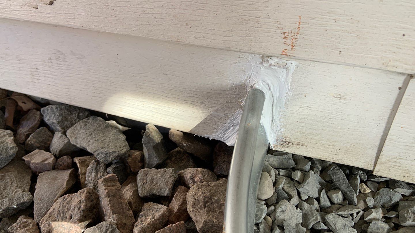 Basement Window Well & Drainage Board in Maple Grove, MN by Waterproofing Northeast
