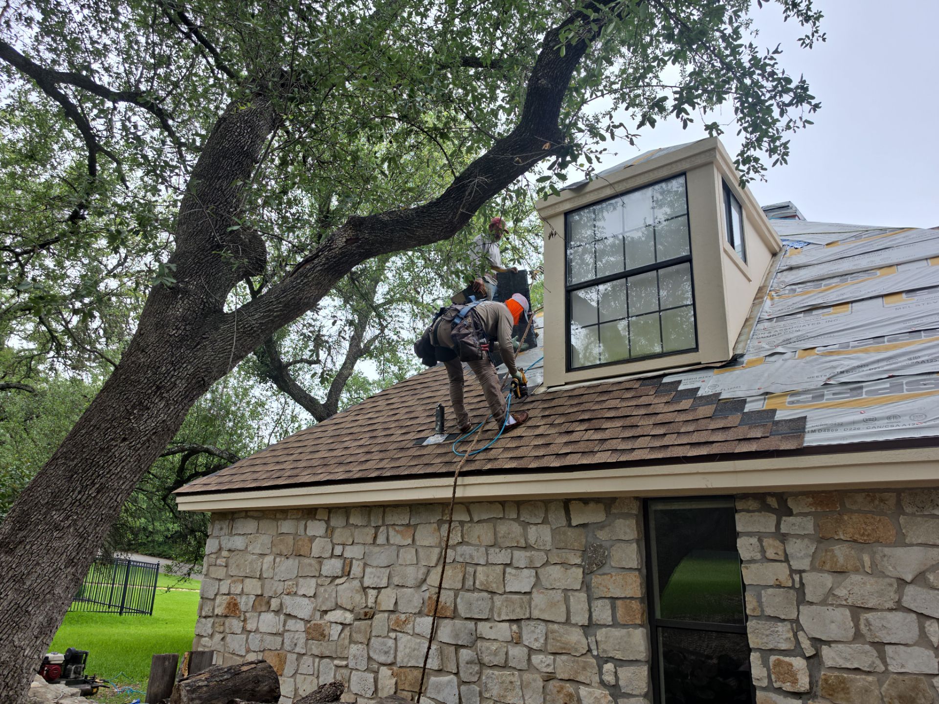 Lots of roof in Anderson Mill, TX by REPS Austin Area Roofer