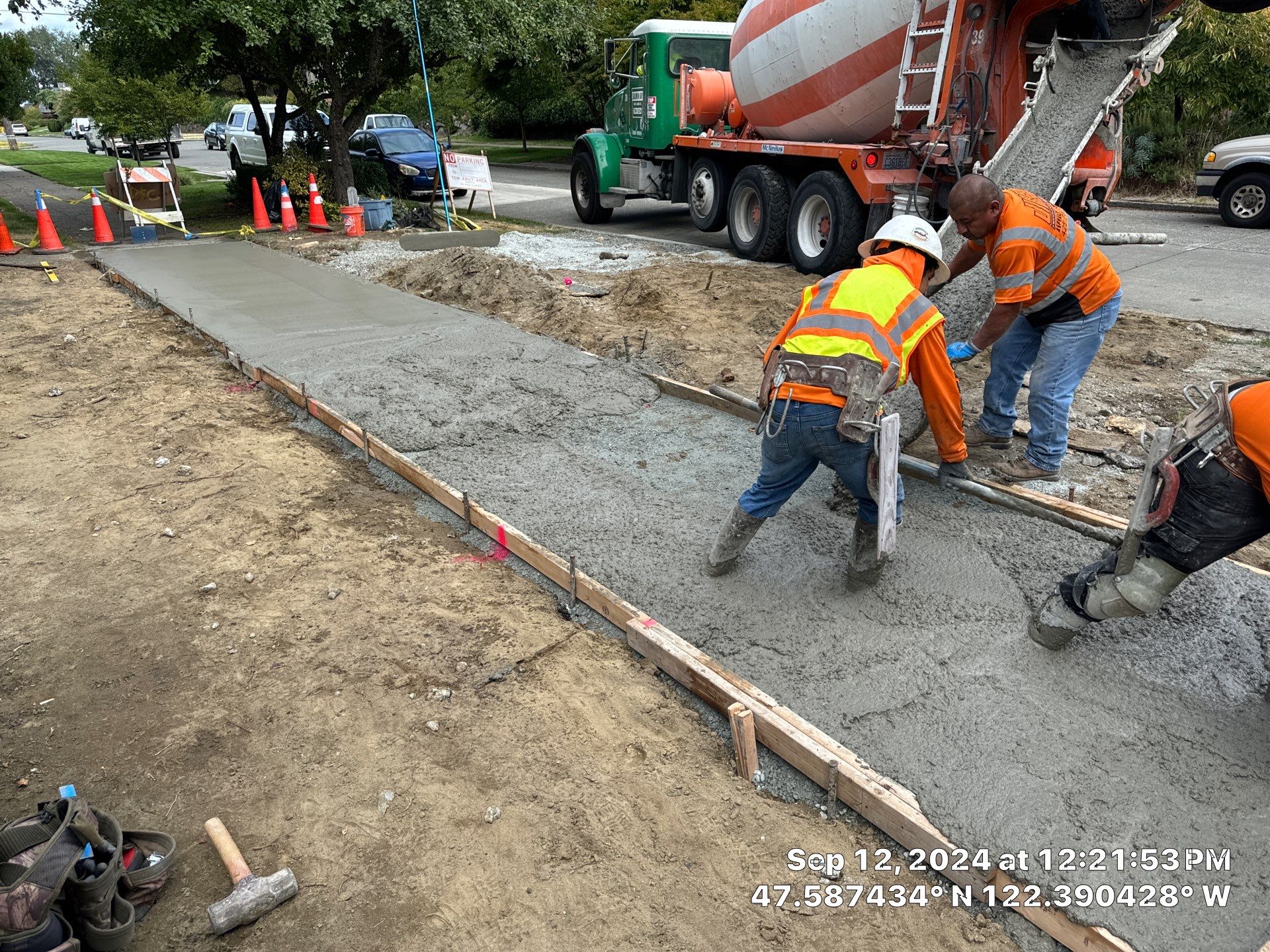 David | Concrete Sidewalk by Jireh Asphalt & Concrete Inc 