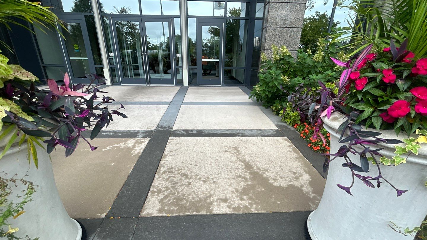 Commercial Concrete Surface Cleaning by Northern Power Washing LLC.