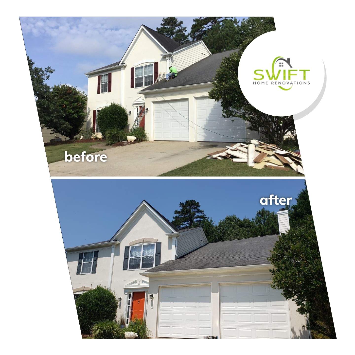 Carpentry Repairs and Exterior Painting for Suwanee Residence by Swift Home Renovations