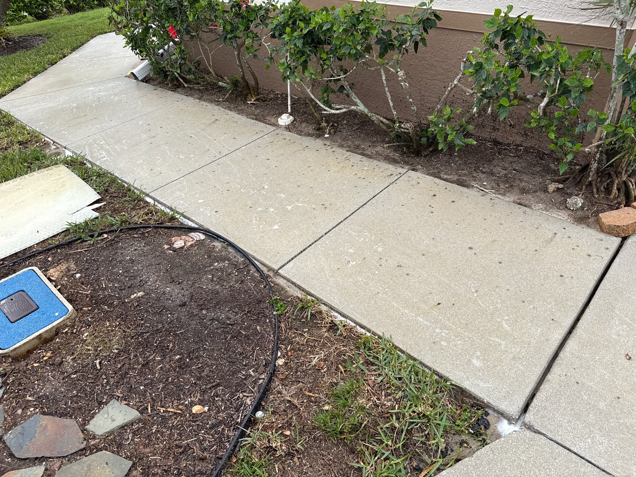 Concrete Driveway & Sidewalk Cleaning in Captain’s Court Condos – Palmetto, FL by Sunshine AquaWash