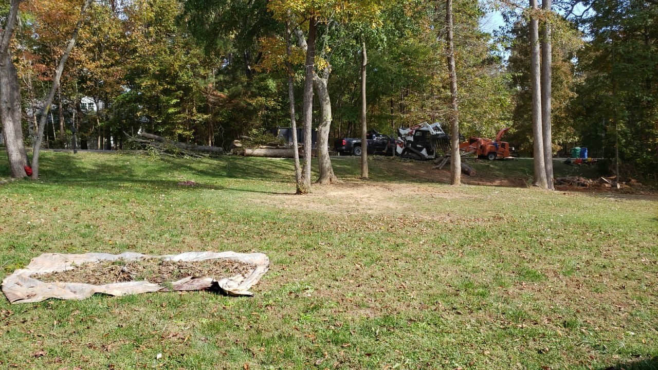 land clearing using machinery by Power Wash Masters LLC
