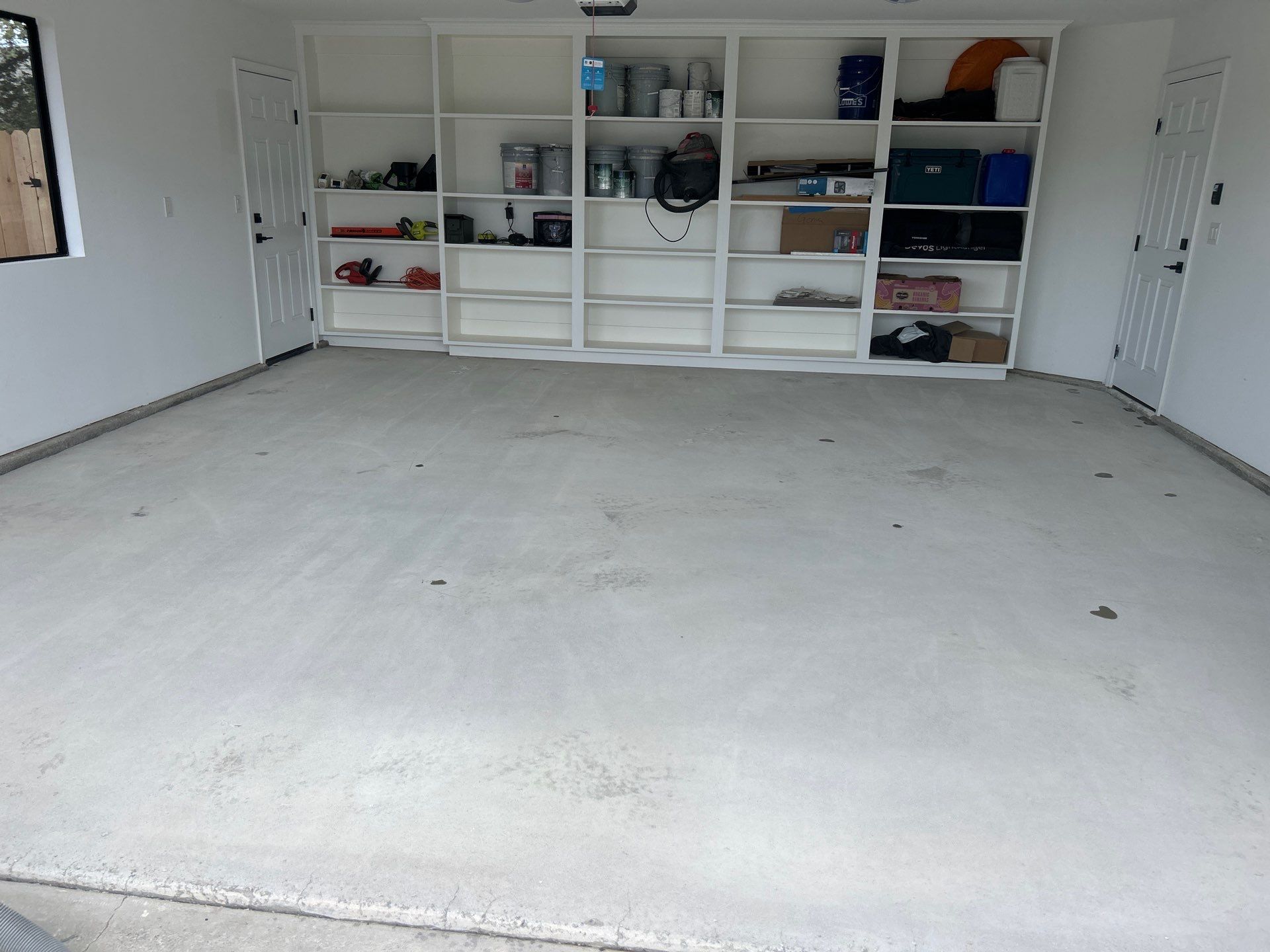 Feather Gray Polyurea Garage Floor Coating in Paso Robles by MGP Coatings