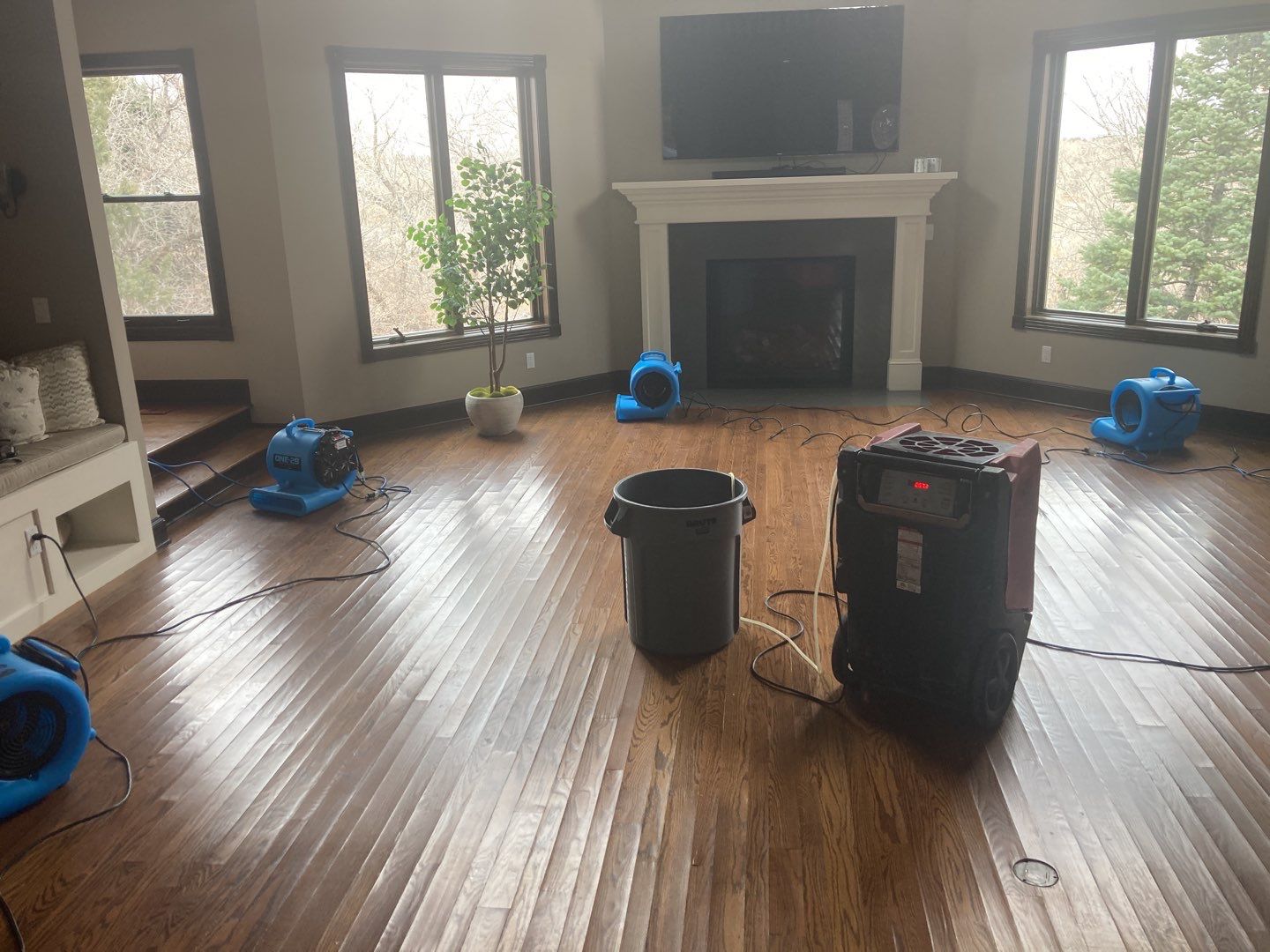 Water Damage Throughout Main Floor, Basement, and Crawl Space by Accountable Home Services