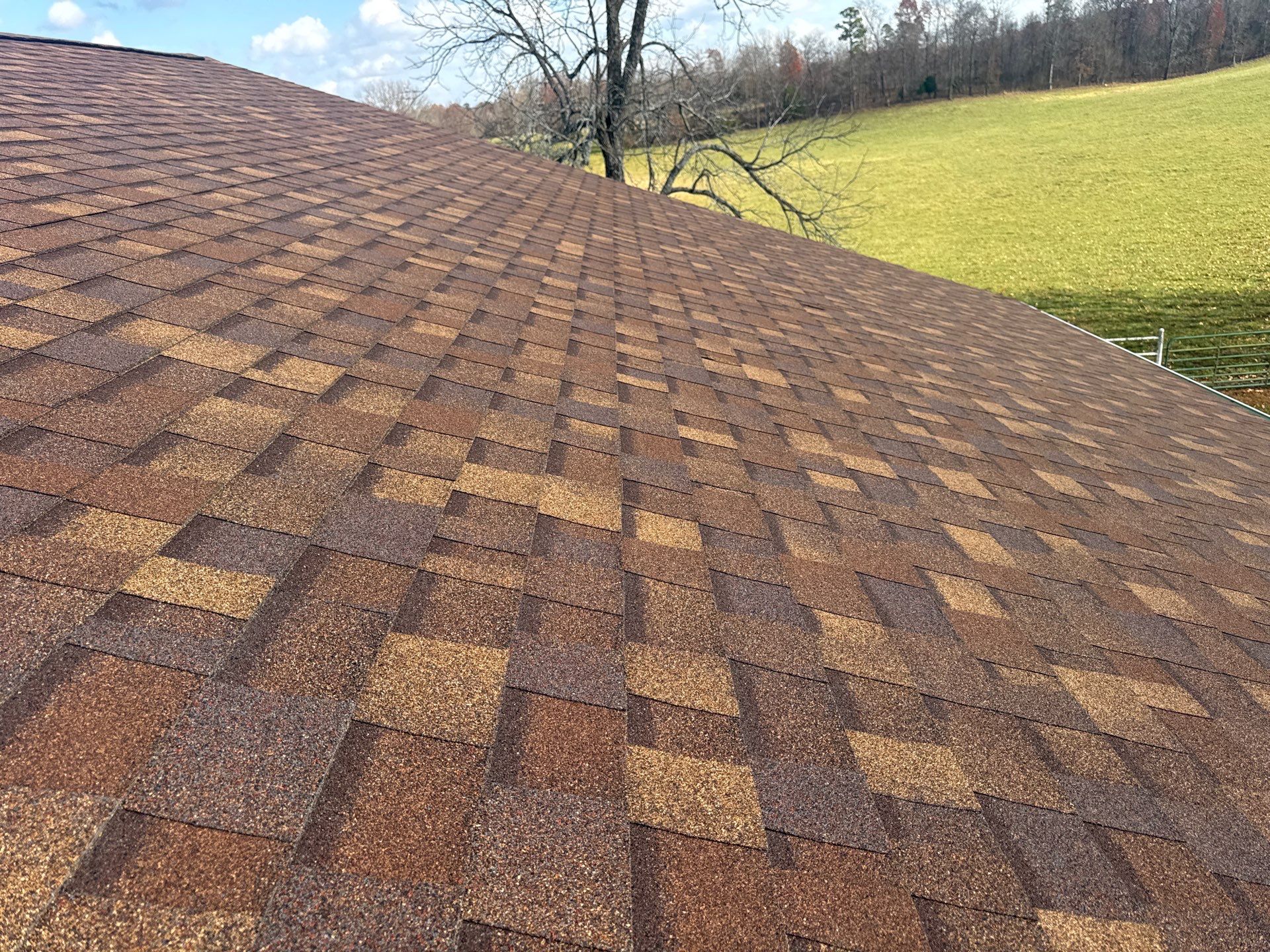 Residential Multi Structure Roofing + Gutter & Downspouts Install  by Titan Commercial & Residential Roofing 