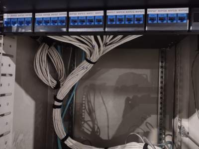 Structured cabling installation by CimaSolutions