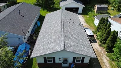 Atlas Pinnacle, Color, Coastal Granite, Drip Edge, Color, Birch White