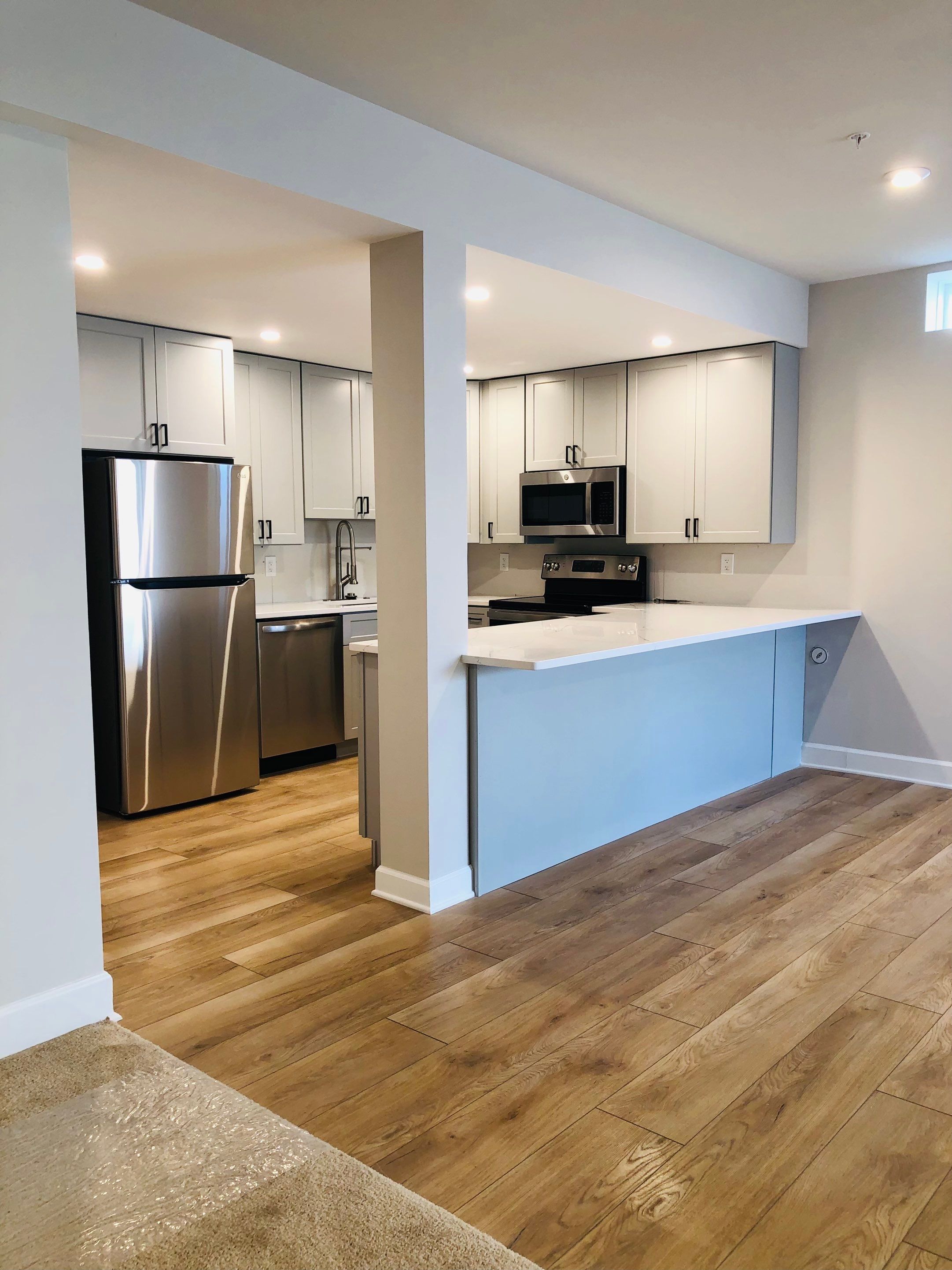 Basement Remodel using new construction by Jesus Master Handyman LLC 