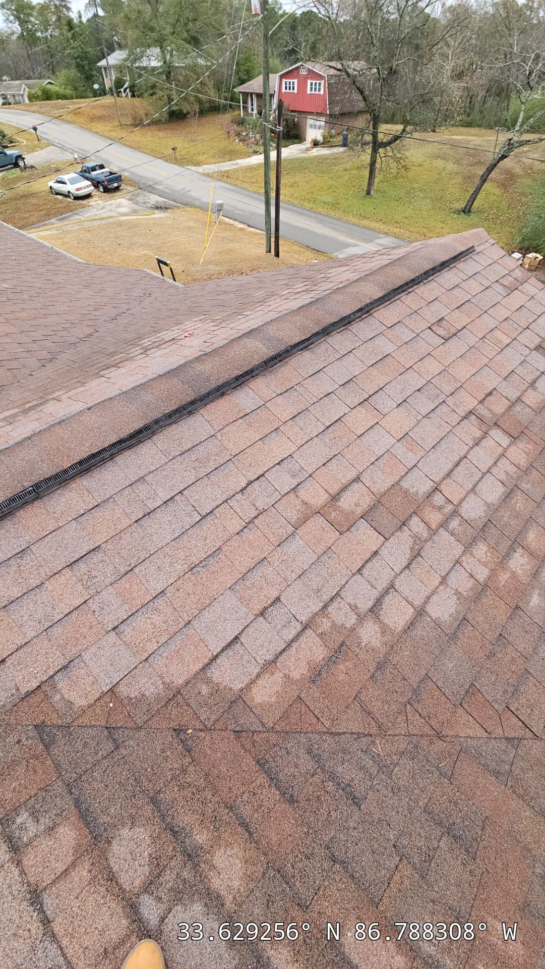 Roof Replacement (Barkwood) and Tree Removal in Birmingham  by The Roofing Dudes