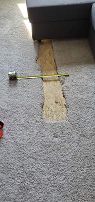 Carpet Repair in the Middle of a Loft