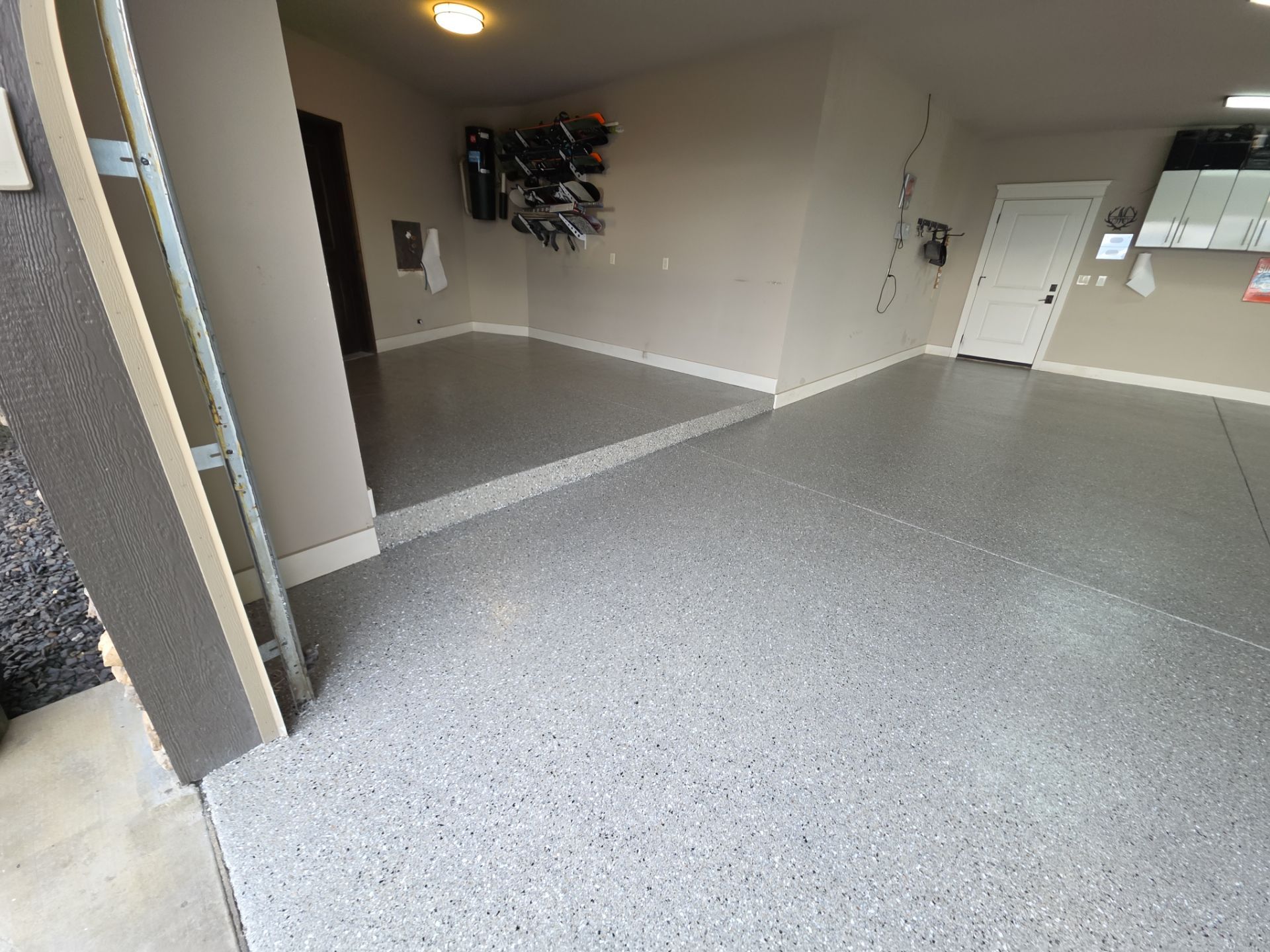 Garage Transformation using Shale Hybrid by Croc Coatings, LLC