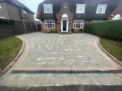 Driveway Clean using honda 21 ltr/min