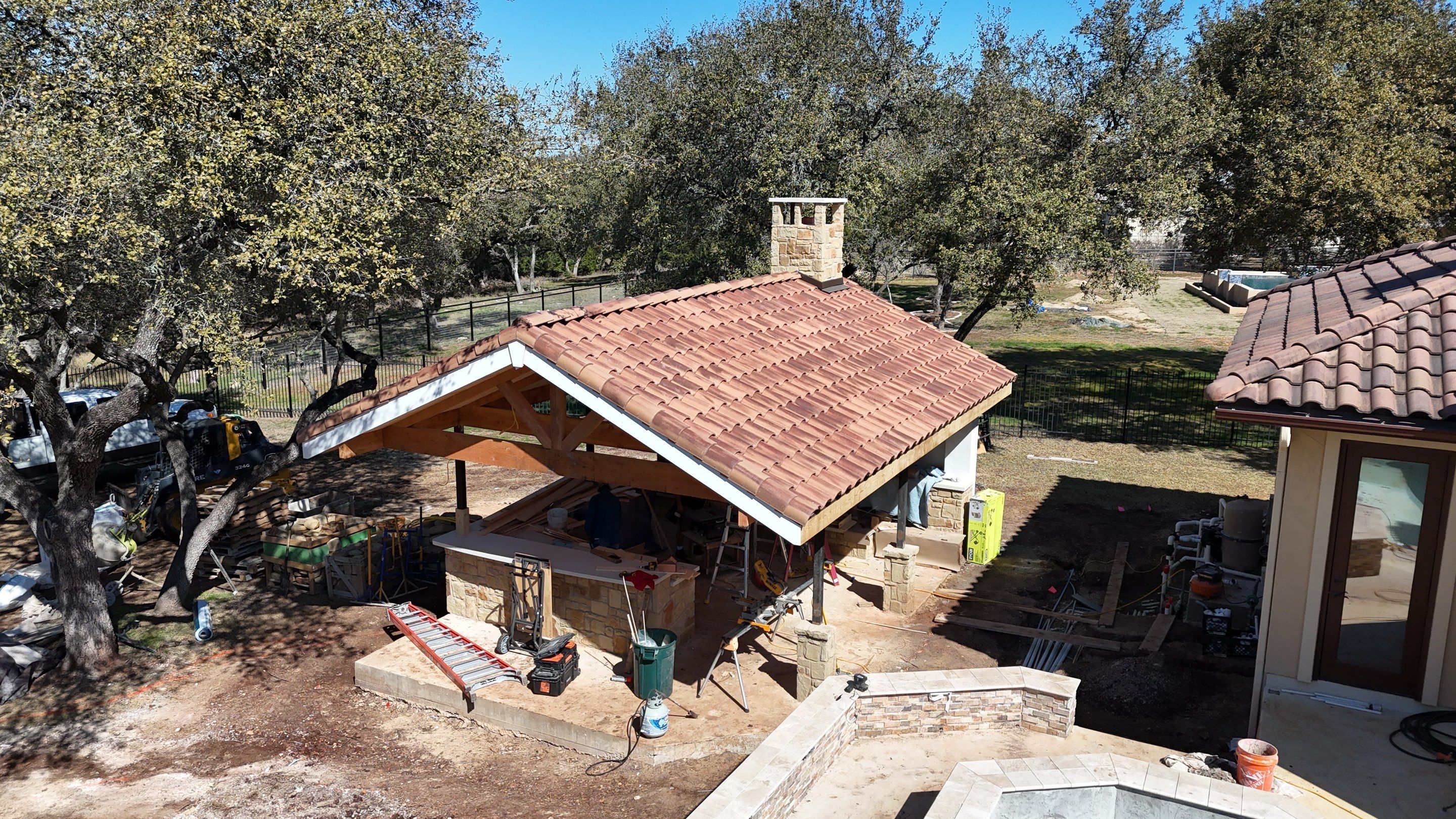 Residential Roofing Installation using Claymex Tiles by Lightning Exteriors