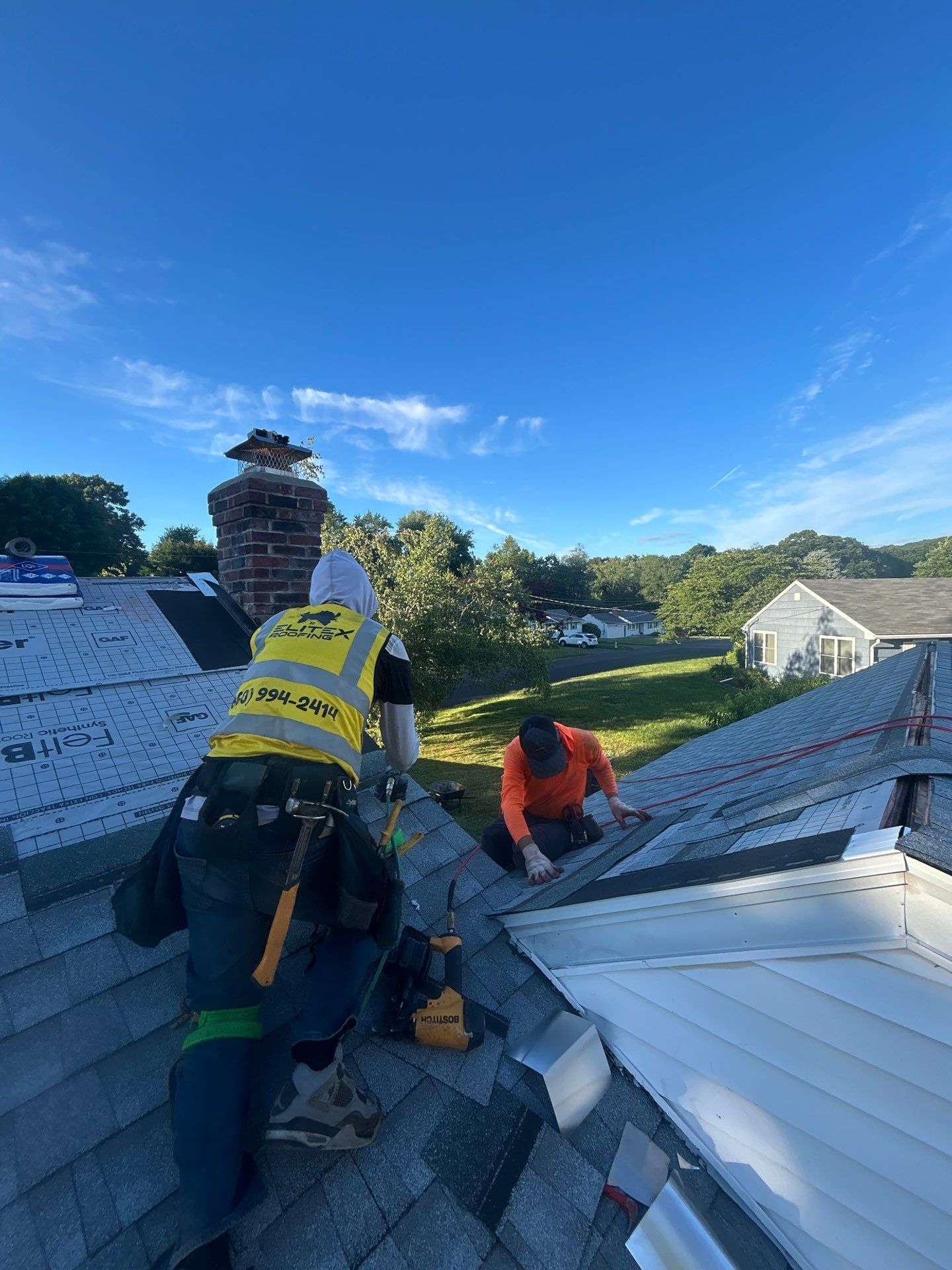 Project in Southington, CT by Elitex Roofing