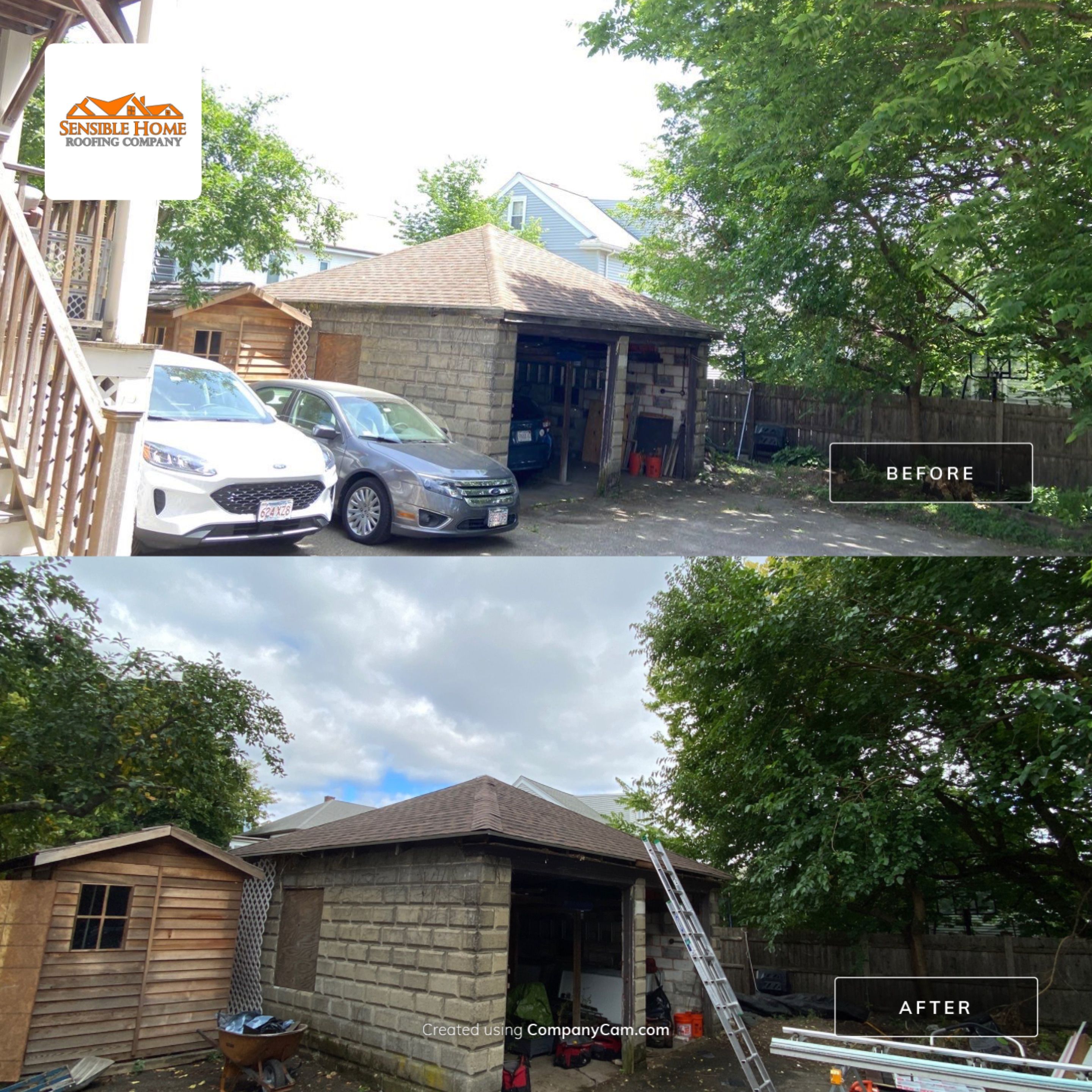 Residential Roofing Installation using GAF Timberline HDZ by Sensible Home Solutions