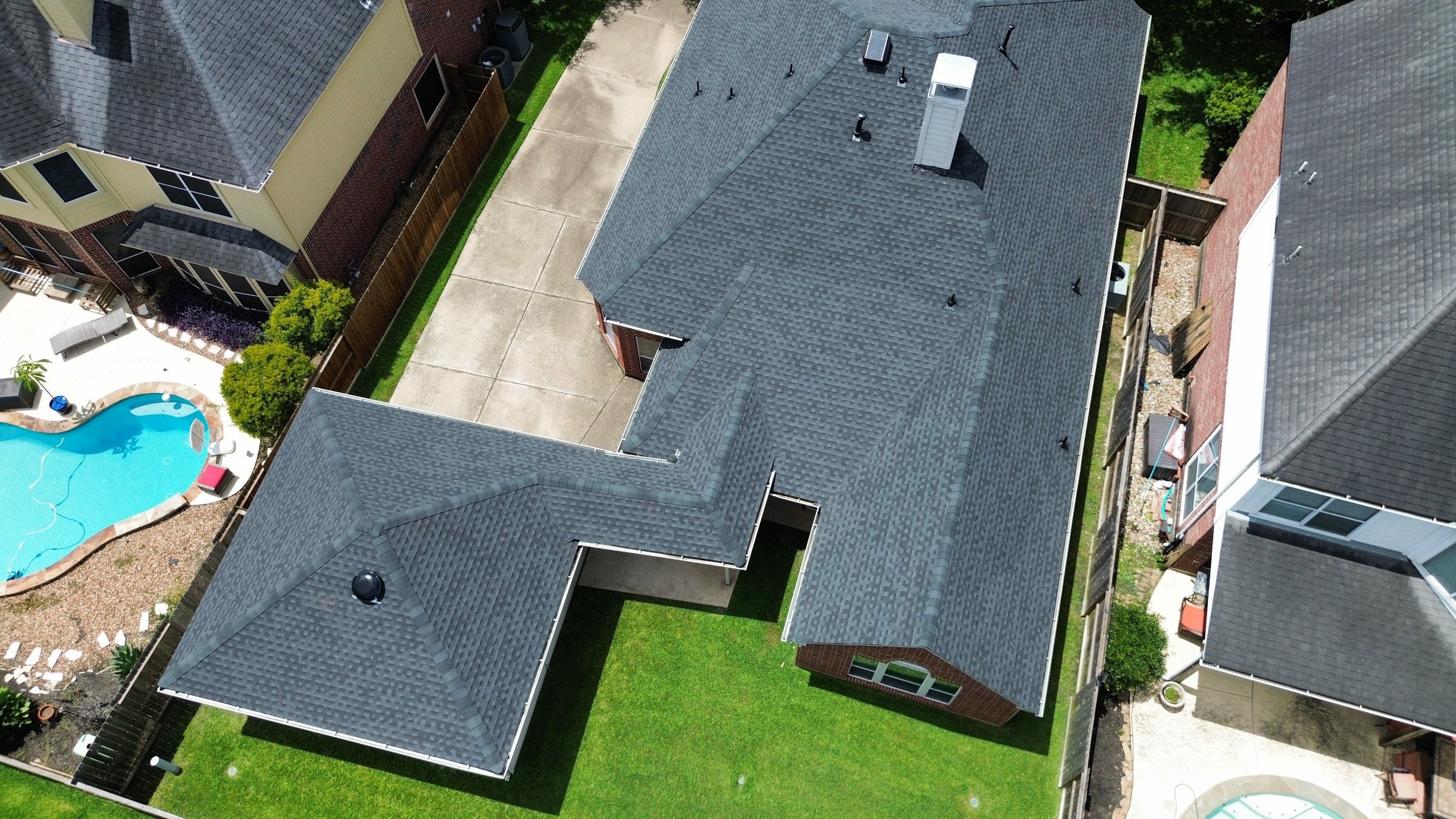 GAF Timberline ArmorShield II Shingle Roof Replacement in Richmond by Houston Roofing & Construction