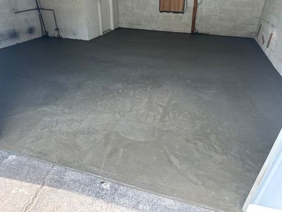 Concrete garage floor replacement