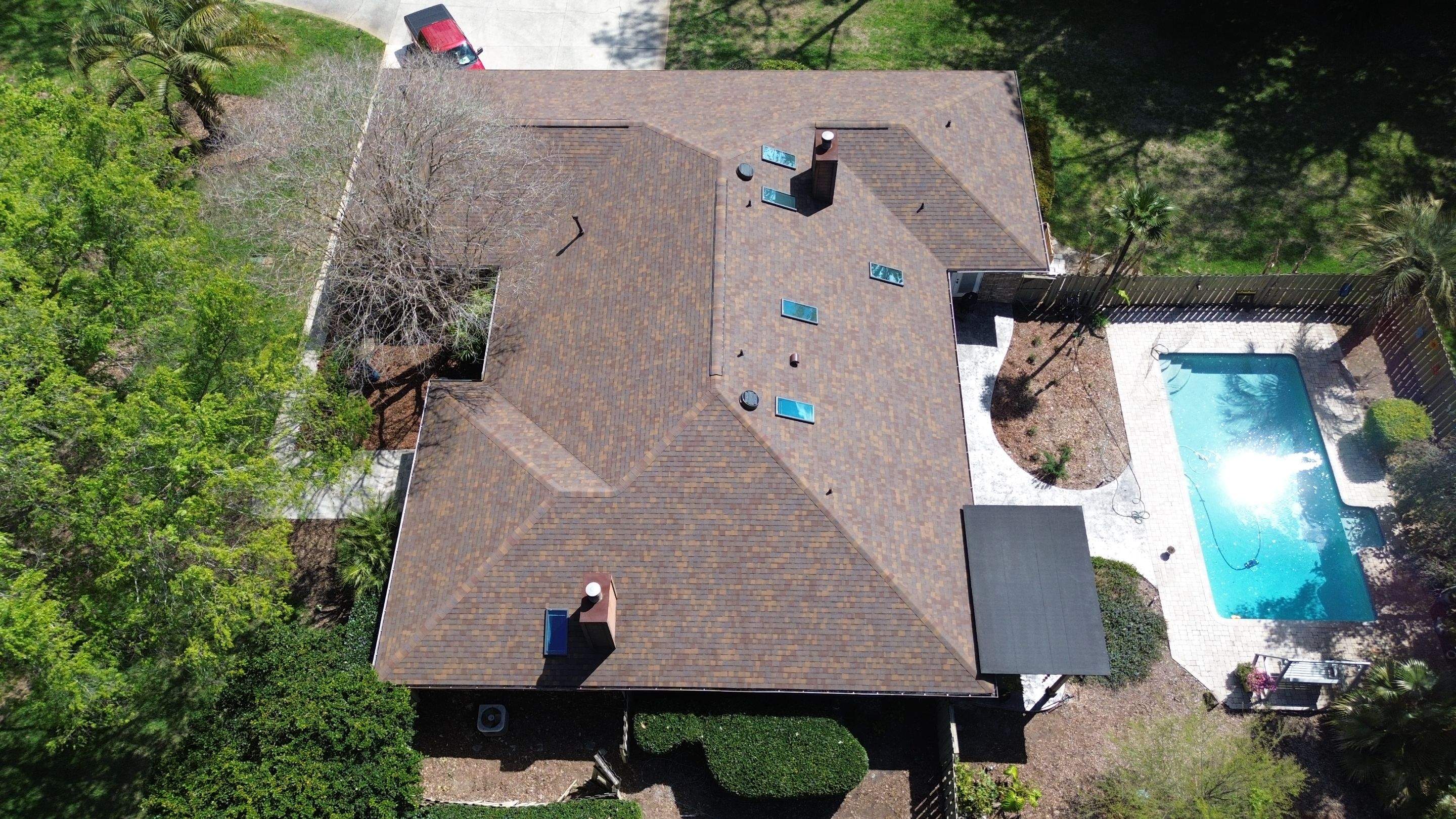 Sedona Canyon shingle roof replacement in Gainesville FL by Brehm Roofing