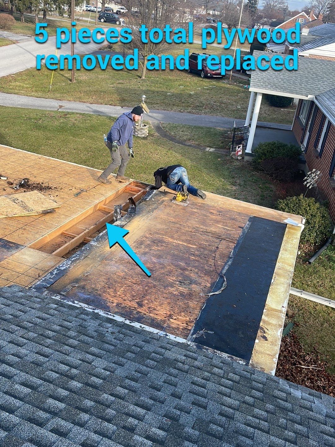 Epdm rubber roof  using Versico .060 by Teflon Roofing