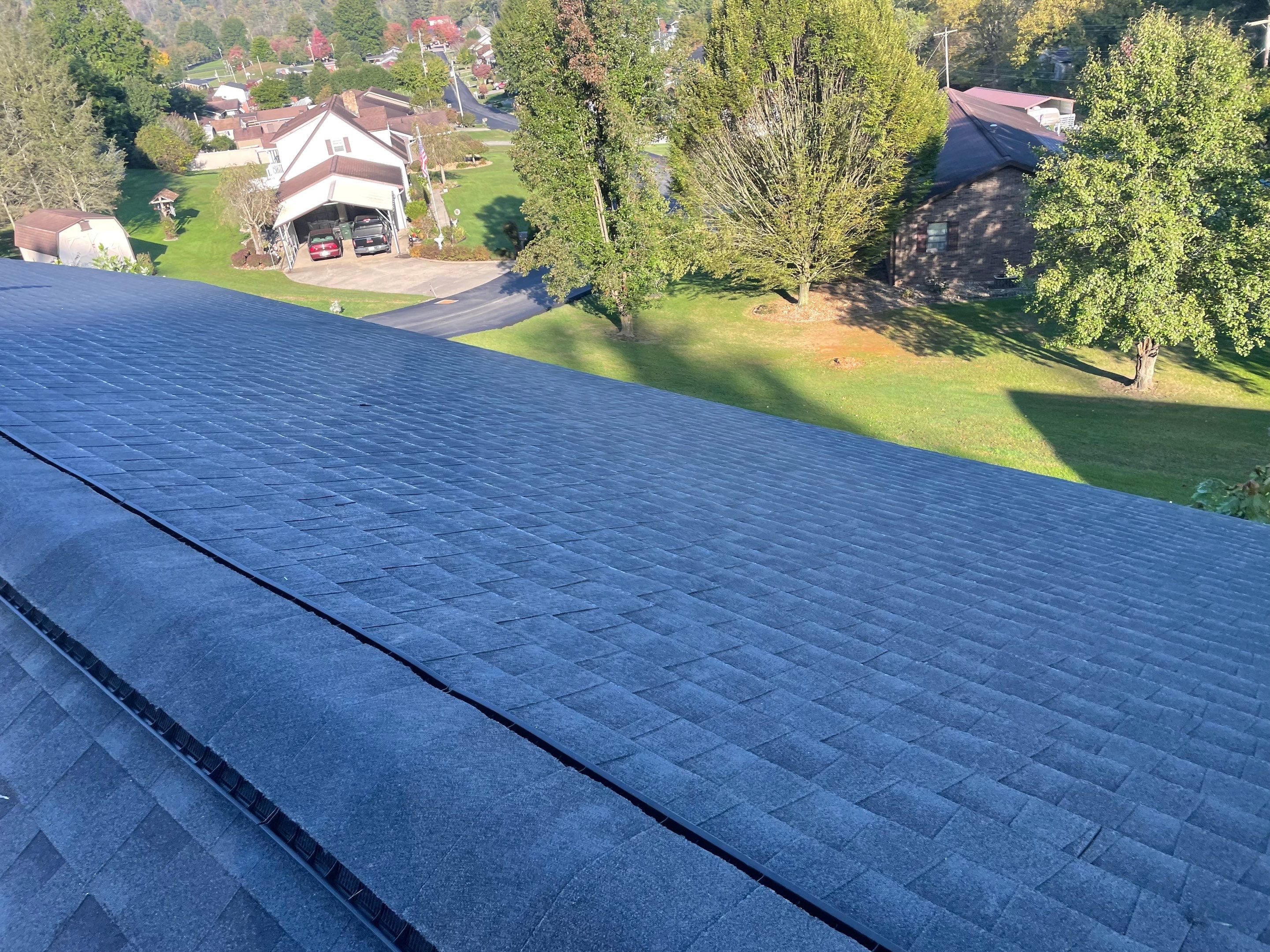 Residential Roofing Installation using GAF Timberline HDZ, Black by Rainstoppers Roofing