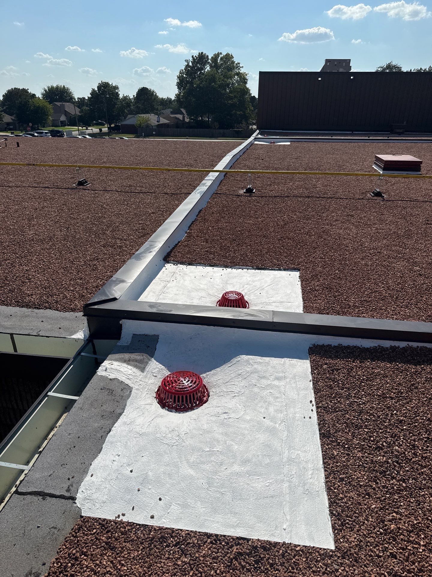 Mills Elementary School Commercial Re-Roof and Moisture Protection by Secondary Rhodes