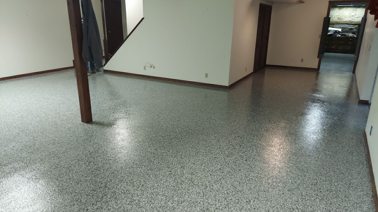 Basement in Domino - Girard, OH by Alexander Concrete Coatings