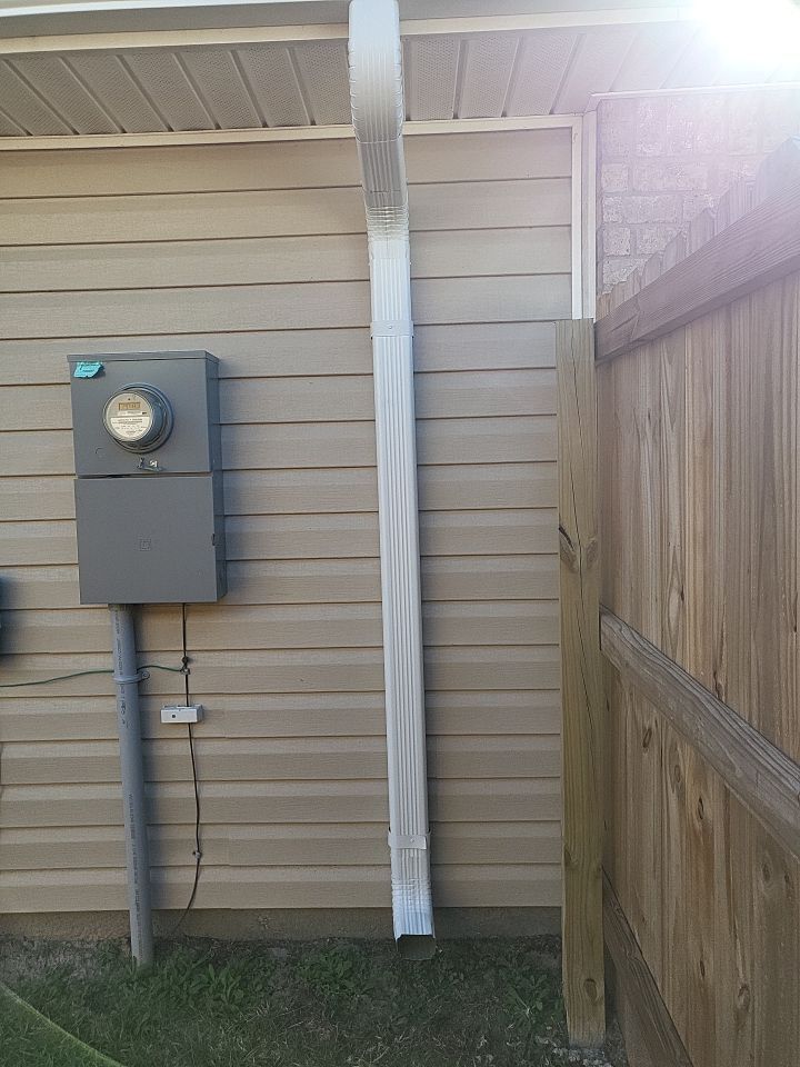 Gutter Installation using White K-Style Gutters by Gutter Professors