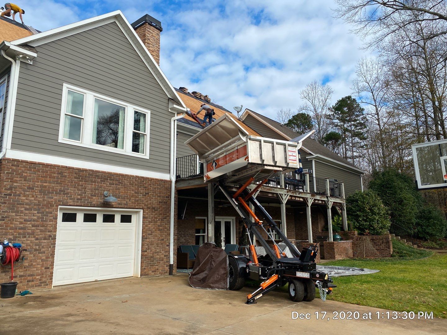 Residential Roofing Installation in Spartanburg, SC using Ceartainteed Landmark Architectural Shingles by Property Assessment