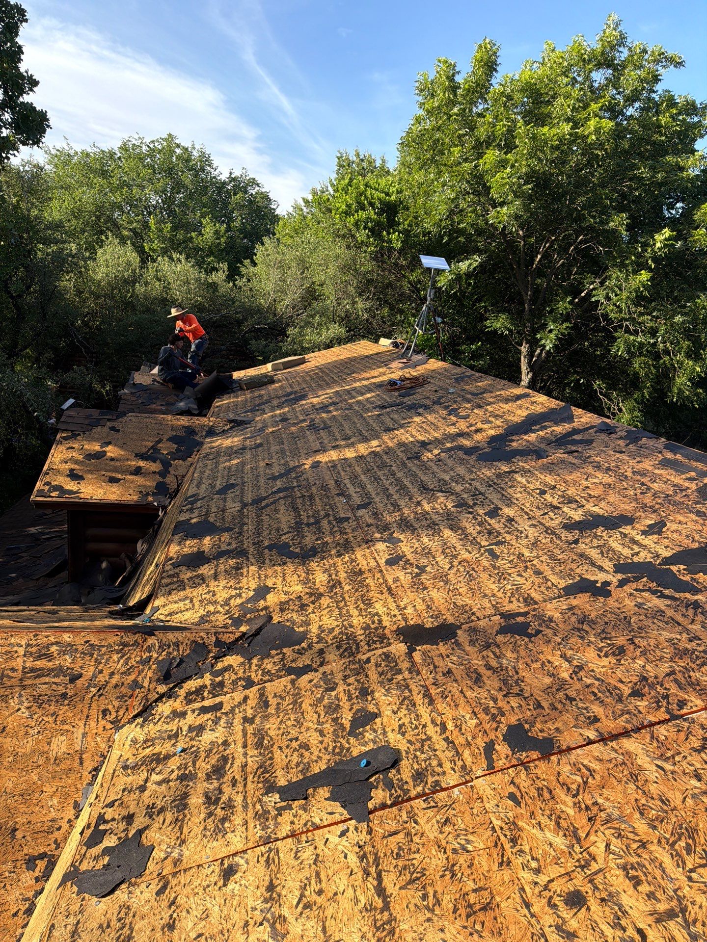 Fort Worth Log Home Roof Replacement and Gutter System Service by Performance 1 Roofing