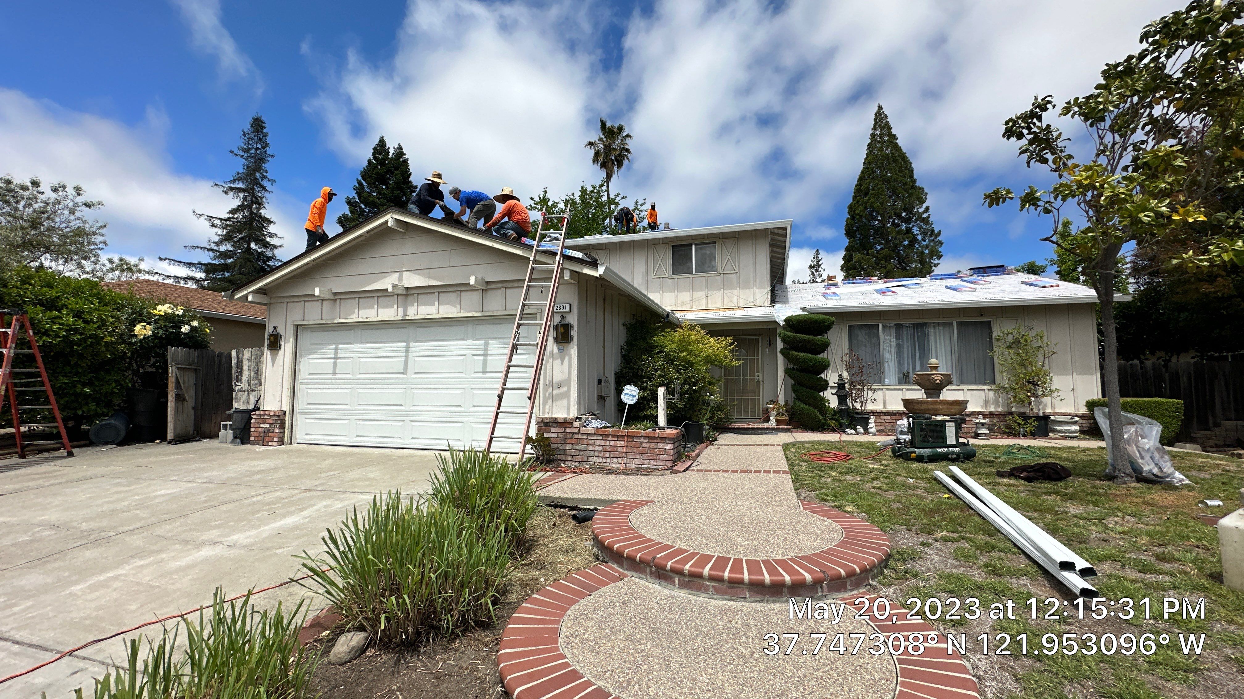Exterior painting at San Ramon  by Herrera’s Bay Area Painting inc.