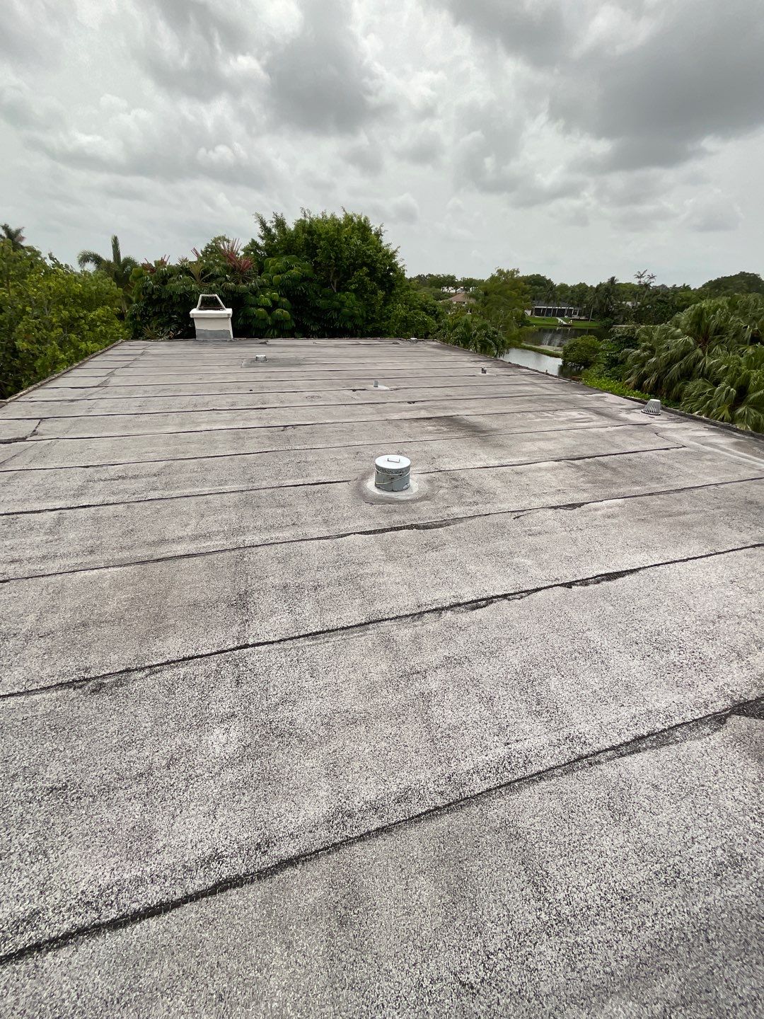 Amazing TPO flat deck re-roof with Eagle mansard in Hollywood Florida.  by First Due Roofing