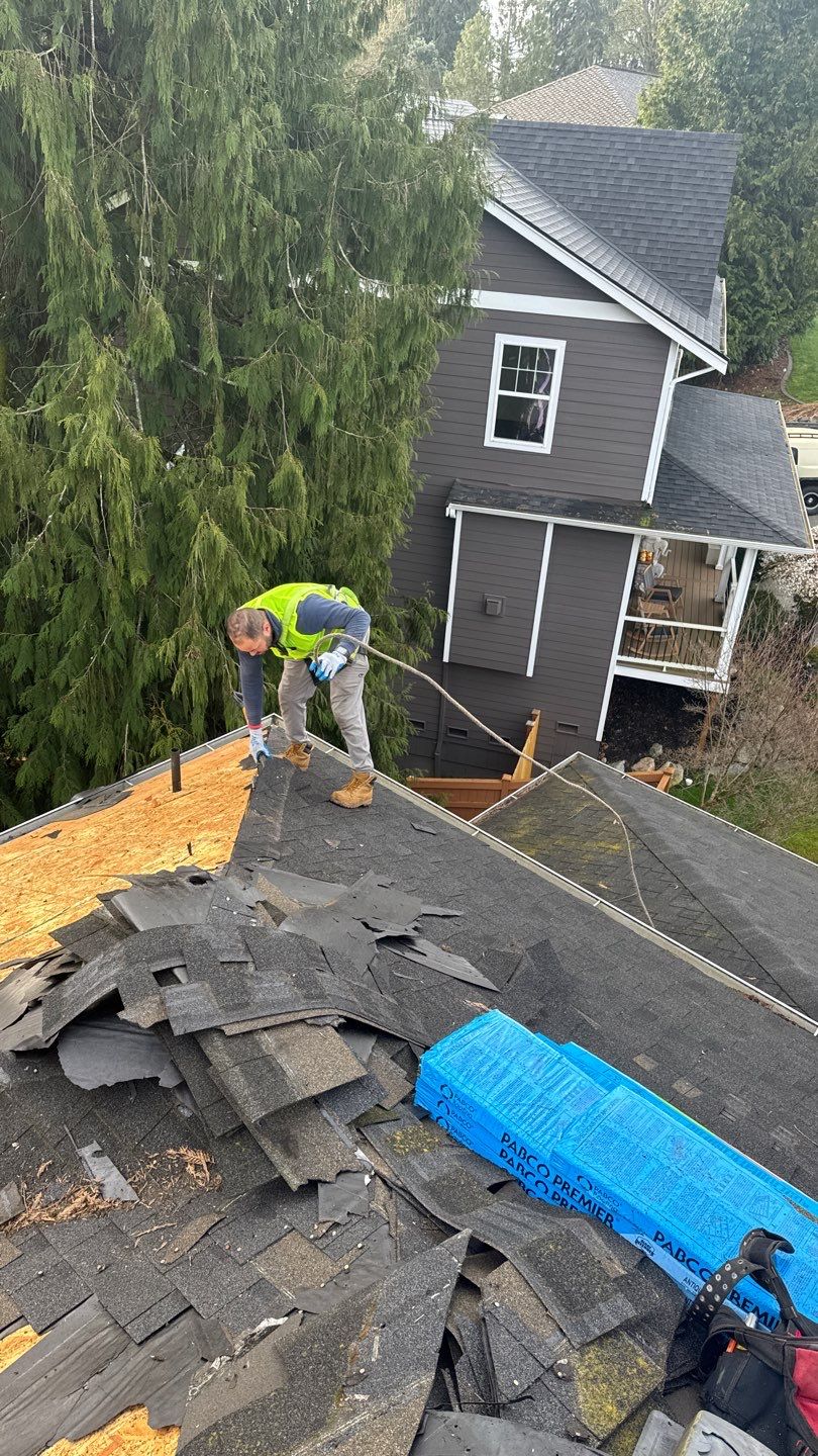 Residential Roofing Installation using GAF UHDZ Shingles by Roofing Formula LLC