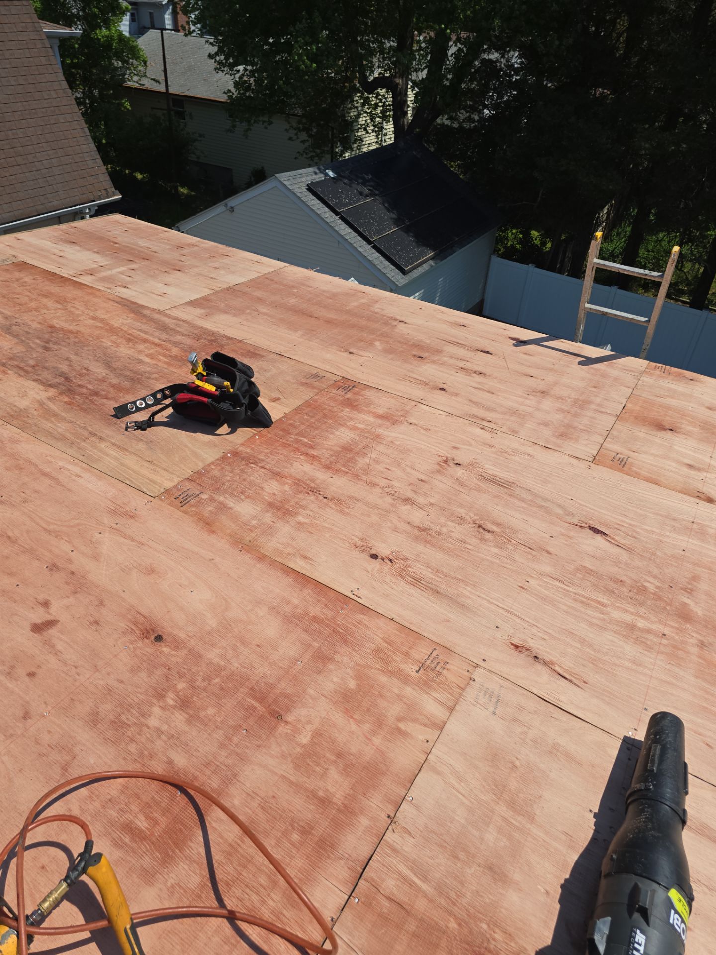 Residential Roof Replacement With Owens Corning Shingles in Stratford, CT by A Plus Exterior