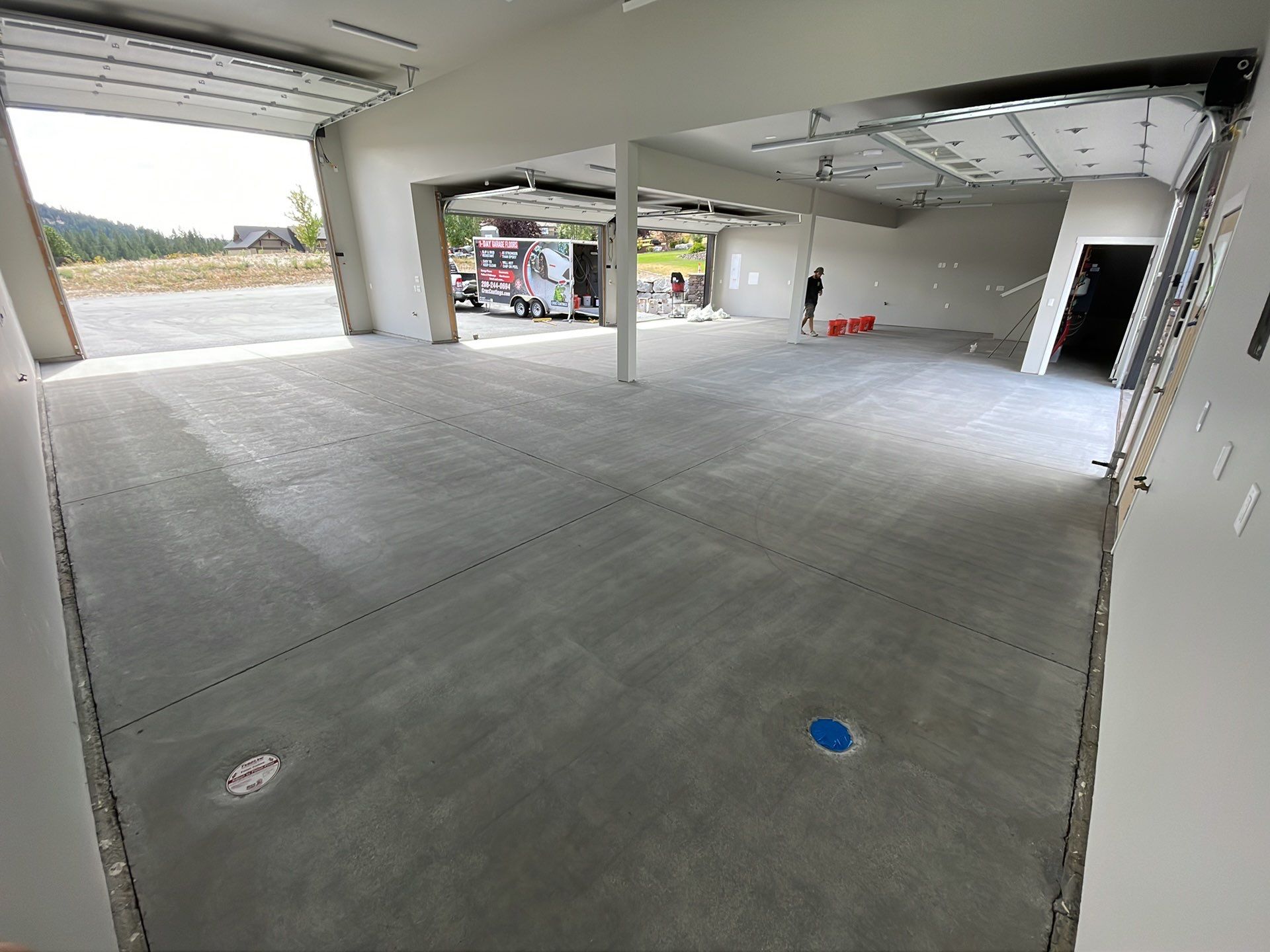 Garage Transformation using Domino by Croc Coatings, LLC