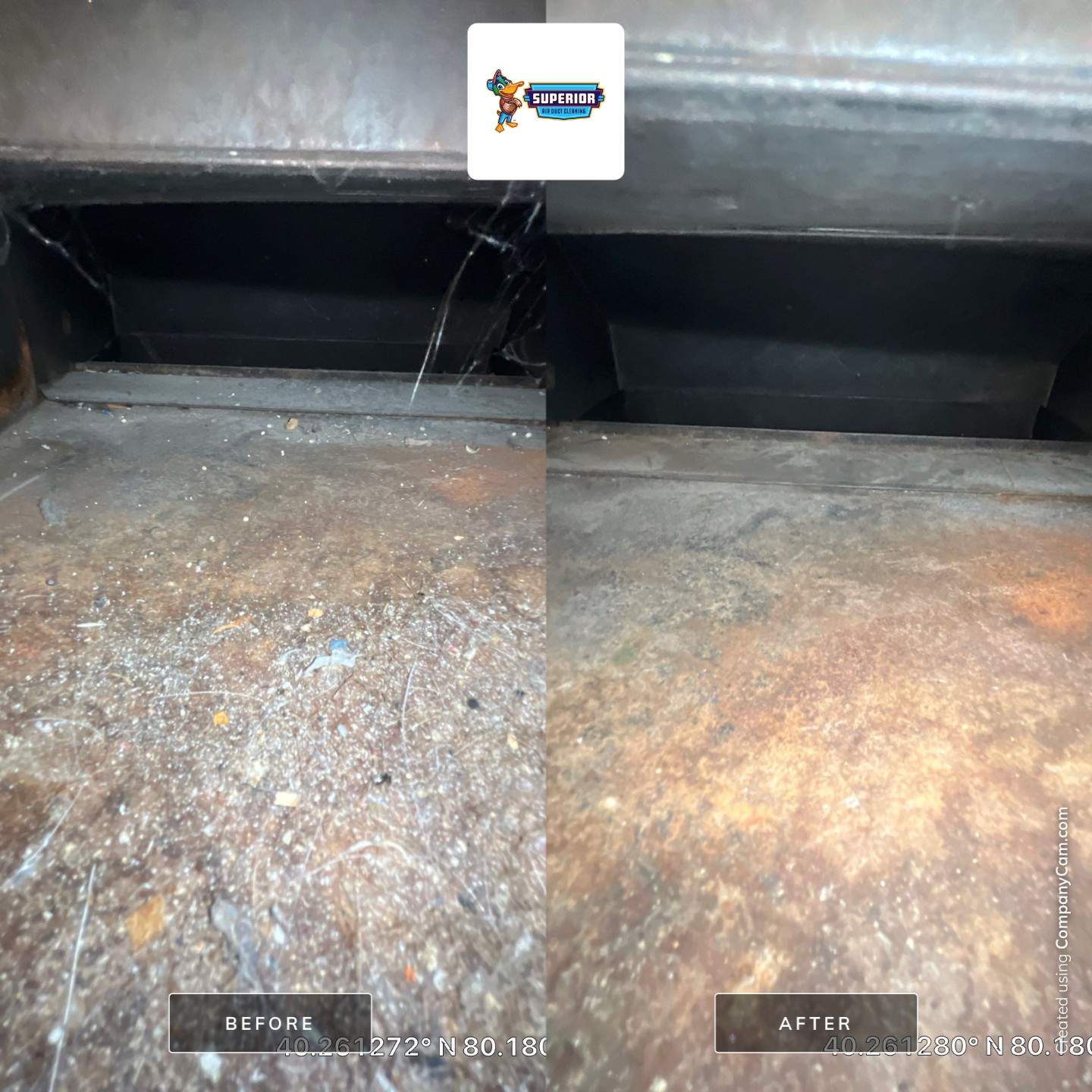 Air Duct Cleaning With a Vacuum Truck in Canonsburg, PA by Superior Air Duct Cleaning