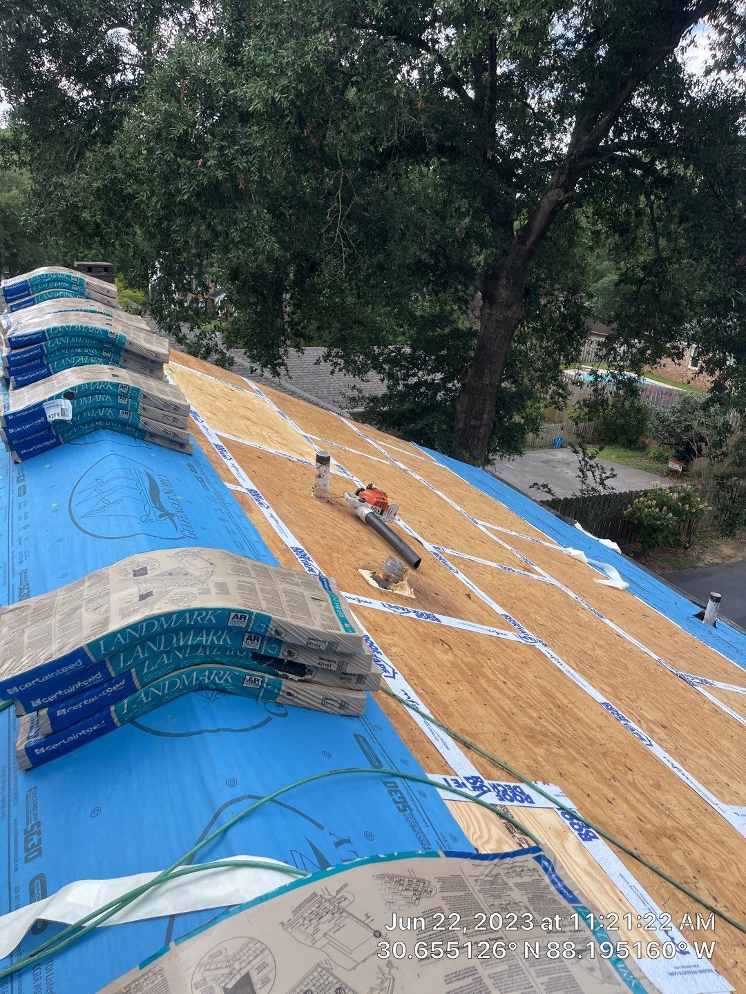 Residential Roofing Installation using Roof Replacement by American Roofing & Construction LLC